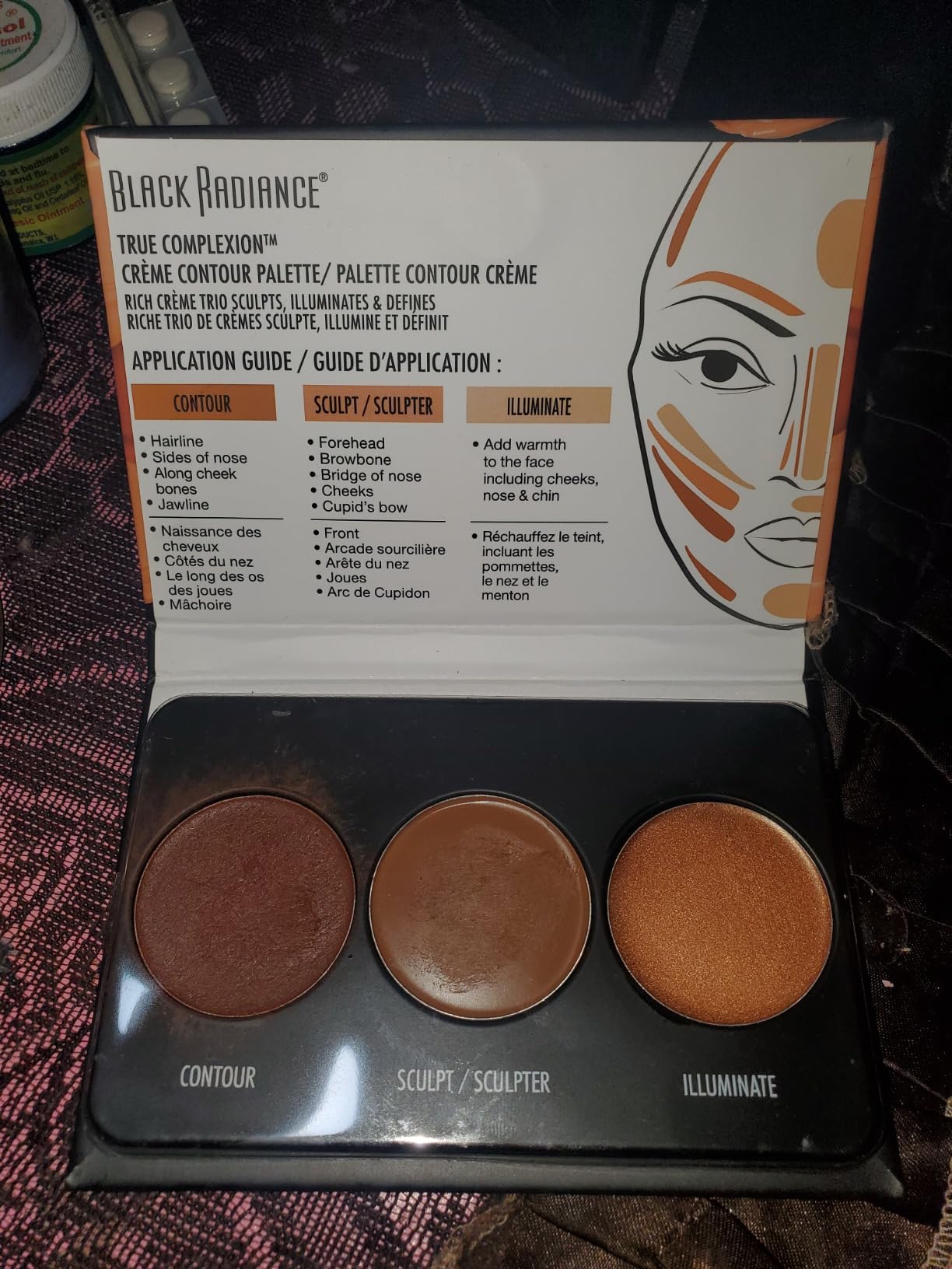 Black Radiance True Complexion Creme Contour Palette, Medium to Dark, 7.5 Gram customer photo 2
