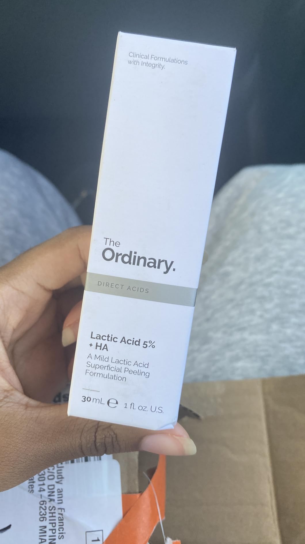 The Ordinary Lactic Acid 5% + Hyaluronic Acid 2%, Gentle Exfoliating Serum for Smoother Skin customer photo 2