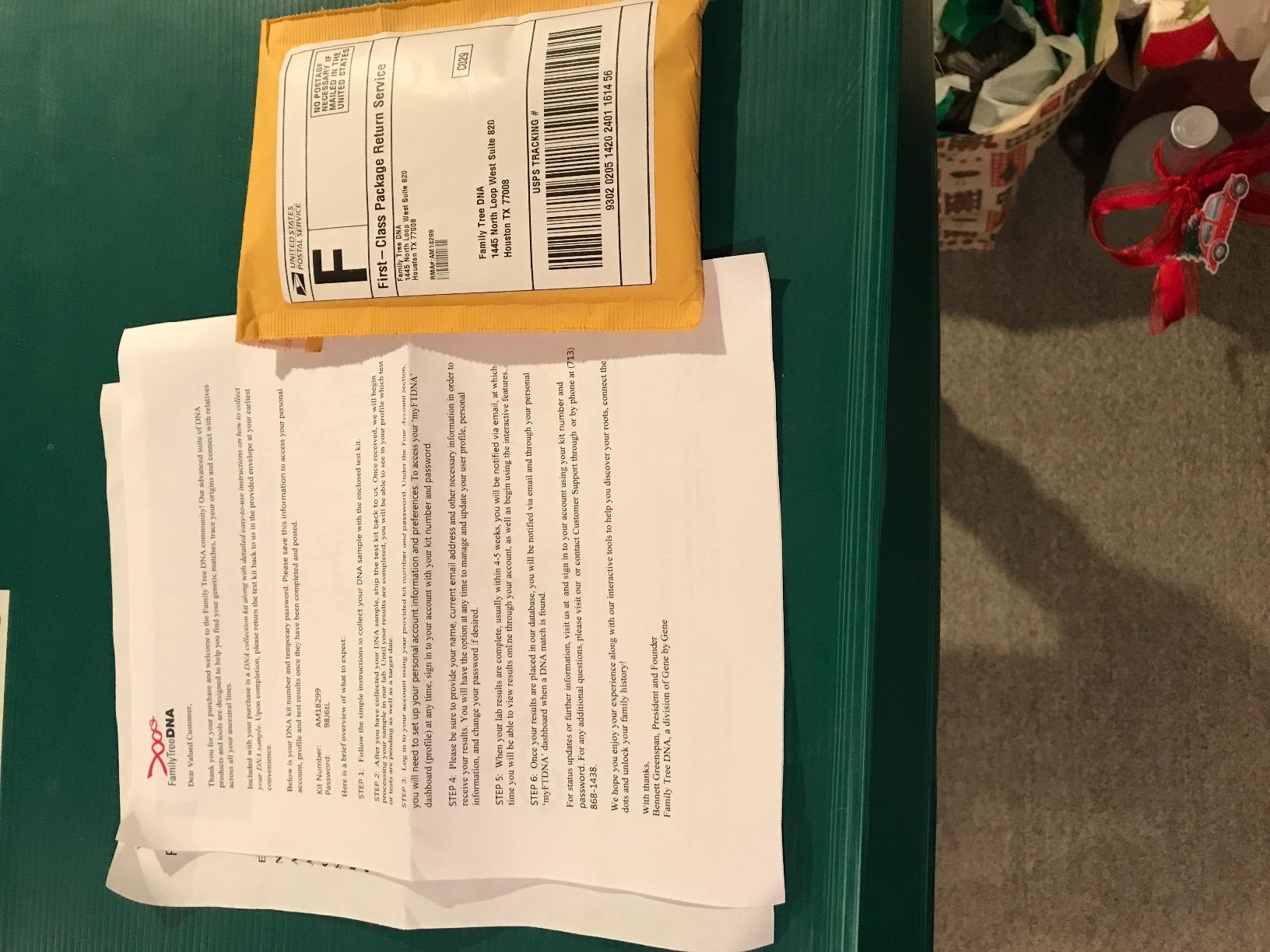 FamilyTreeDNA Family Finder Ancestry & DNA Test, Swab Collection Kit customer photo 2