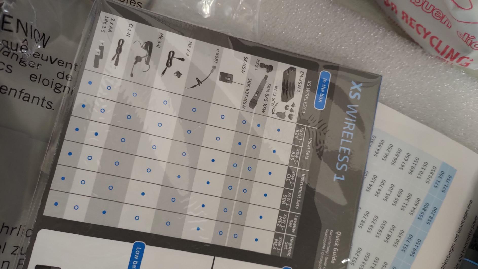 Sennheiser Pro Audio XSW 1-825-A Vocal Wireless Microphone, A Range 548-572 MHz, Black, medium customer photo 2