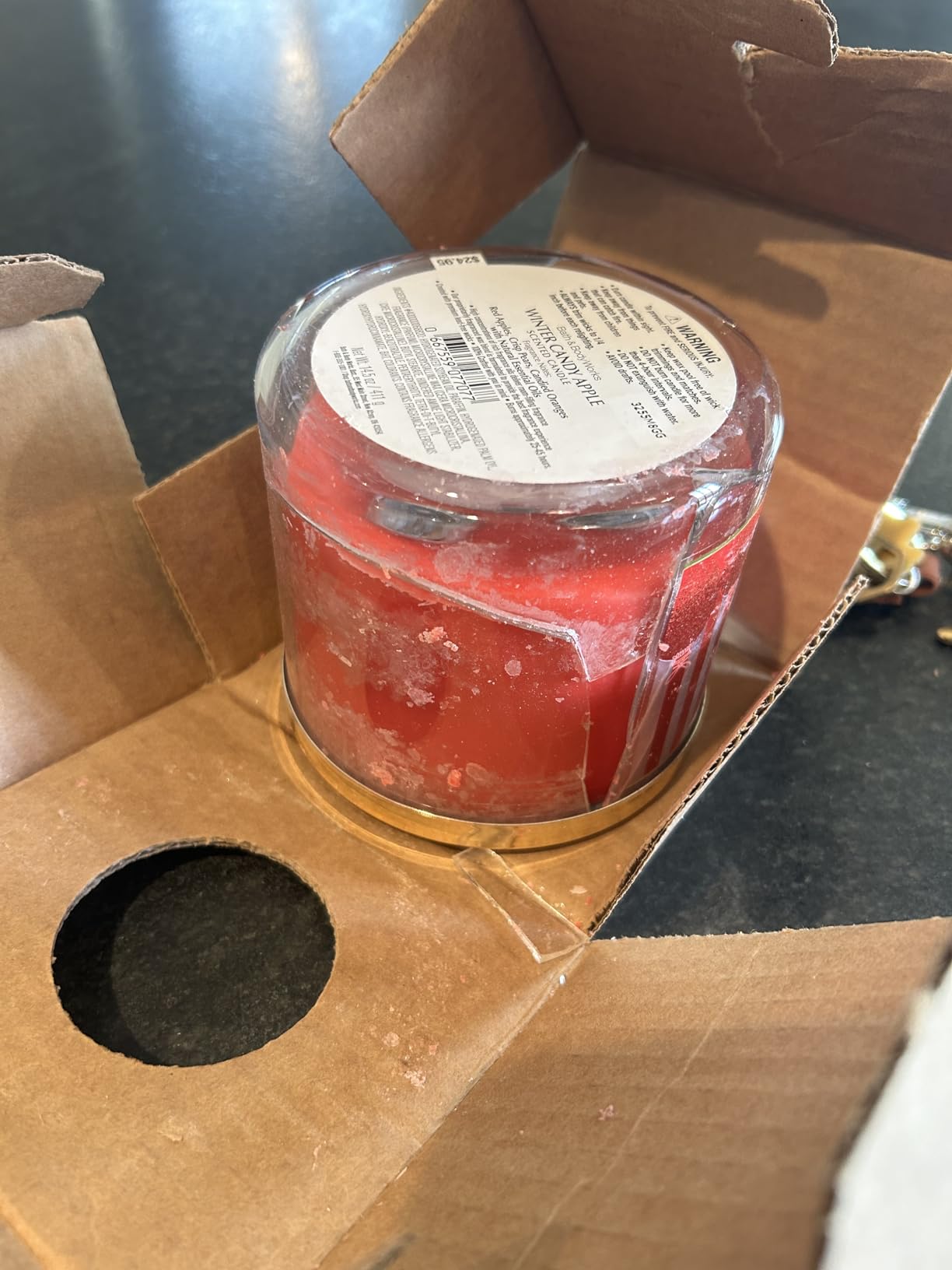 Bath & Body Works 3-Wick Scented Candle in WINTER CANDY APPLE Candle customer photo 1