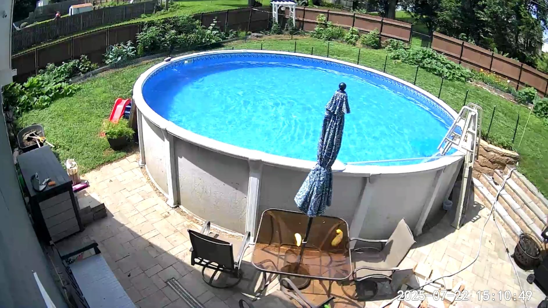 Smartline 27 ft Round Swimming Pool Liner | Crystal Tile customer photo 2