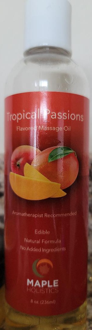Tropical Sensual Massage Oil for Couples - Complete Relaxation Full Body Massage Oil for Date Night with Smooth Gliding Coconut and Sweet Almond Oil with Mango Scent - Non GMO Gluten Free and Vegan customer photo 2