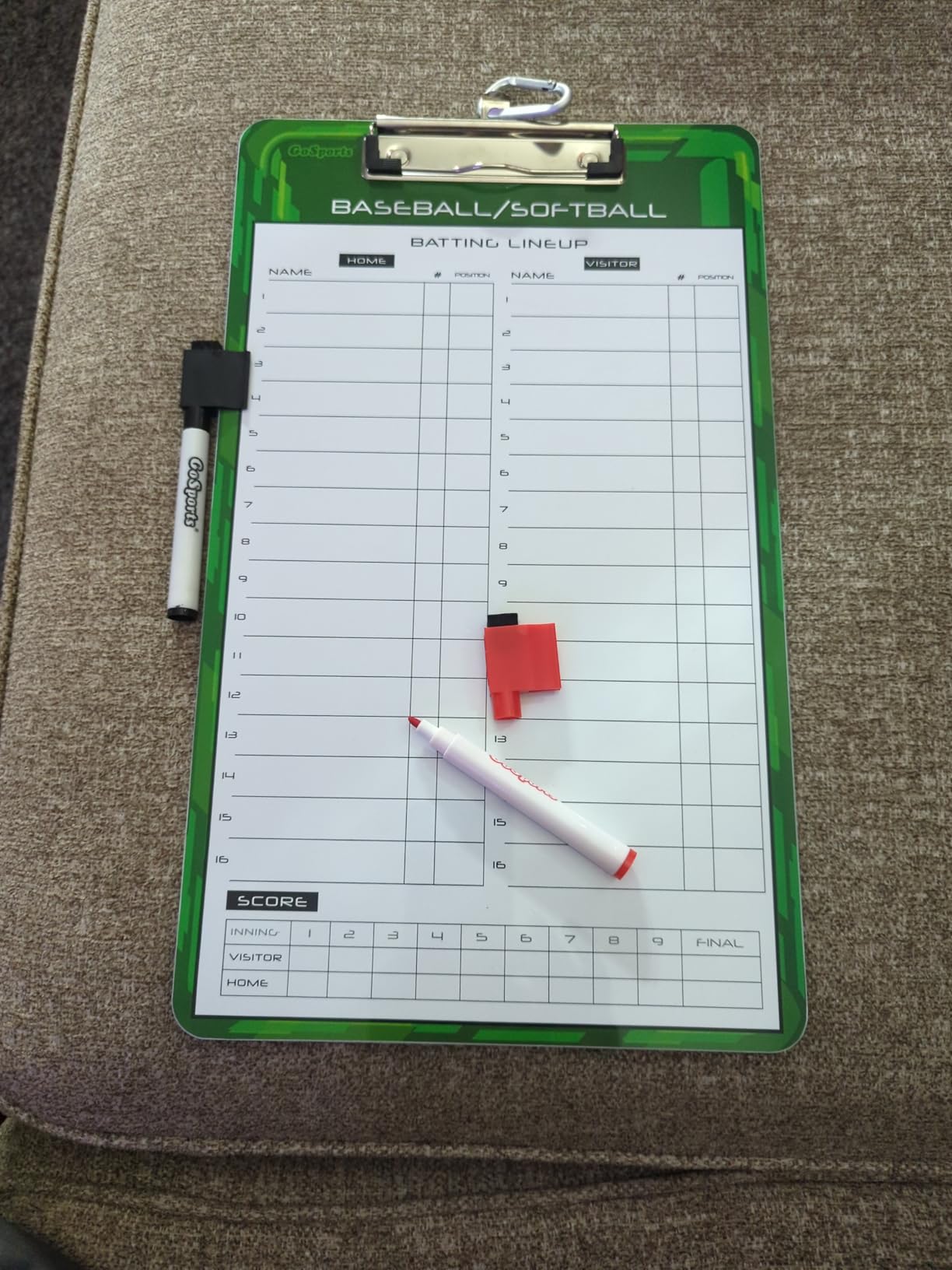 GoSports Premium Dry Erase Coaches Clipboards – Basketball, Baseball, Football, Soccer, Hockey, Volleyball, Lacrosse customer photo 2