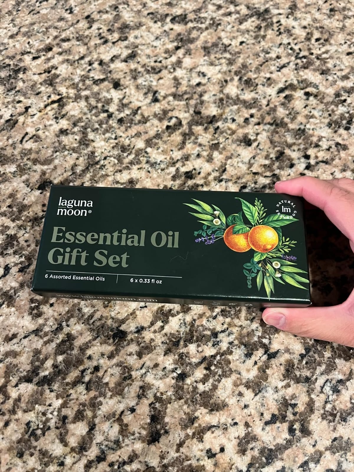 Lagunamoon Essential Oils Aromatherapy Set - 6 Oils for Diffusers, Home Care, Candle Making Scents, Fragrance, Humidifiers, Gifts - Peppermint, Tea Tree, Lavender, Eucalyptus, Orange (10mL) customer photo 1