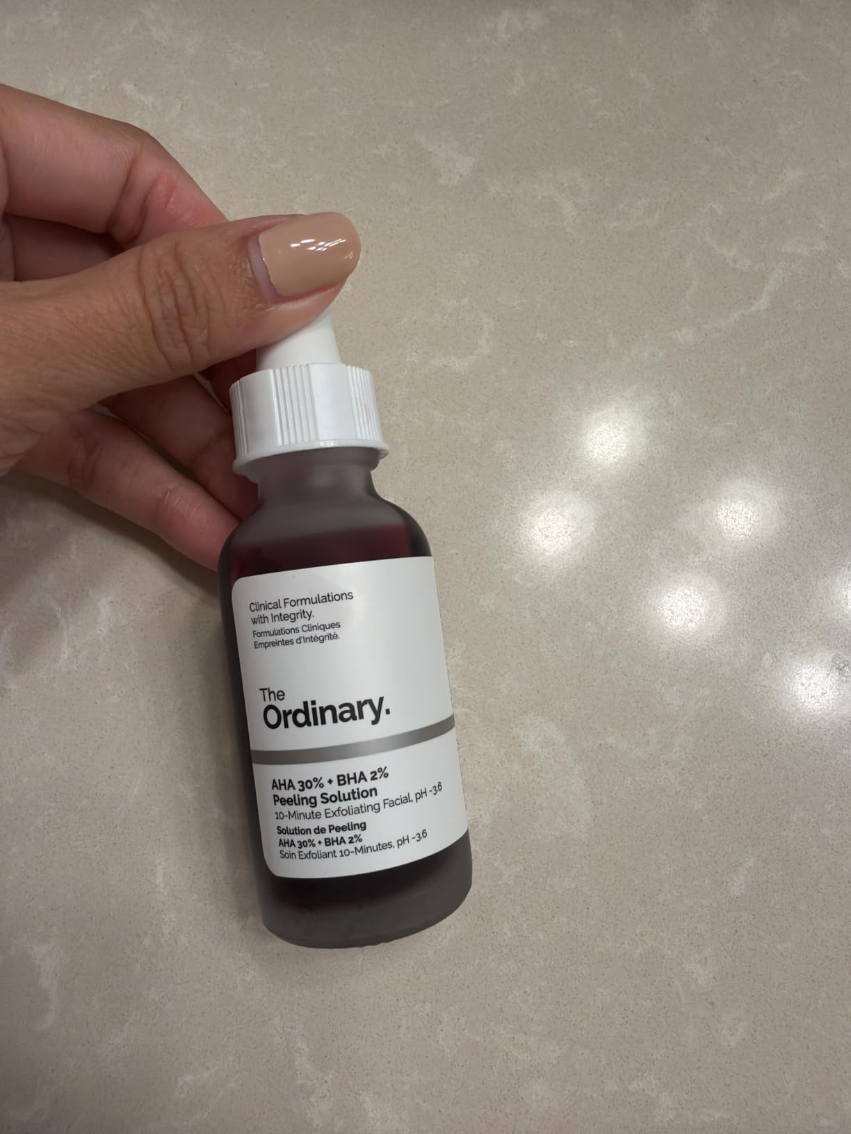 The Ordinary AHA 30% + BHA 2% Peeling Solution, Advanced Exfoliating Peel for Brighter Skin customer photo 1