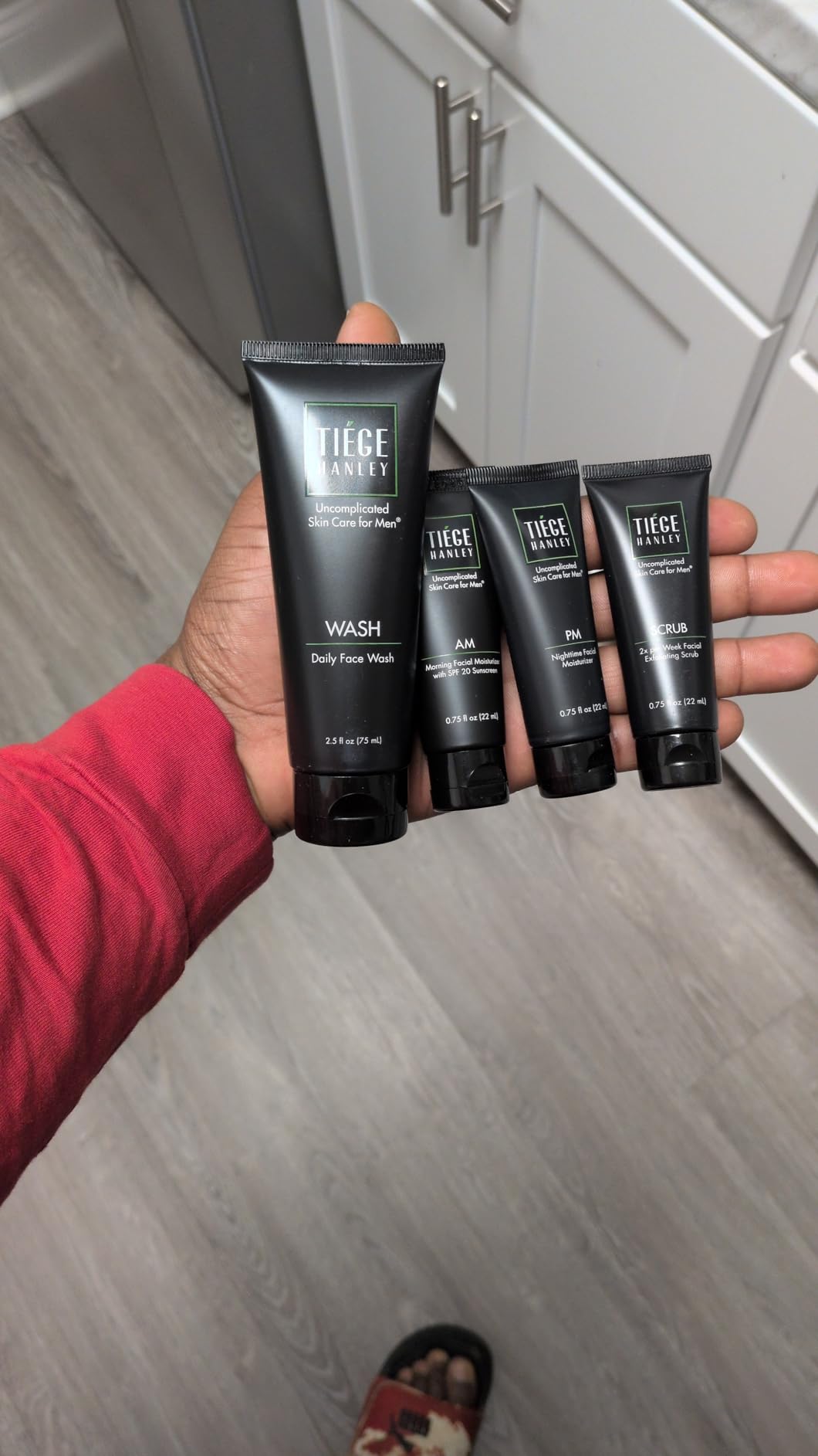 Tiege Hanley Essential Men's Skin Care Set, 30-Day, 4 Piece Kit customer photo 2