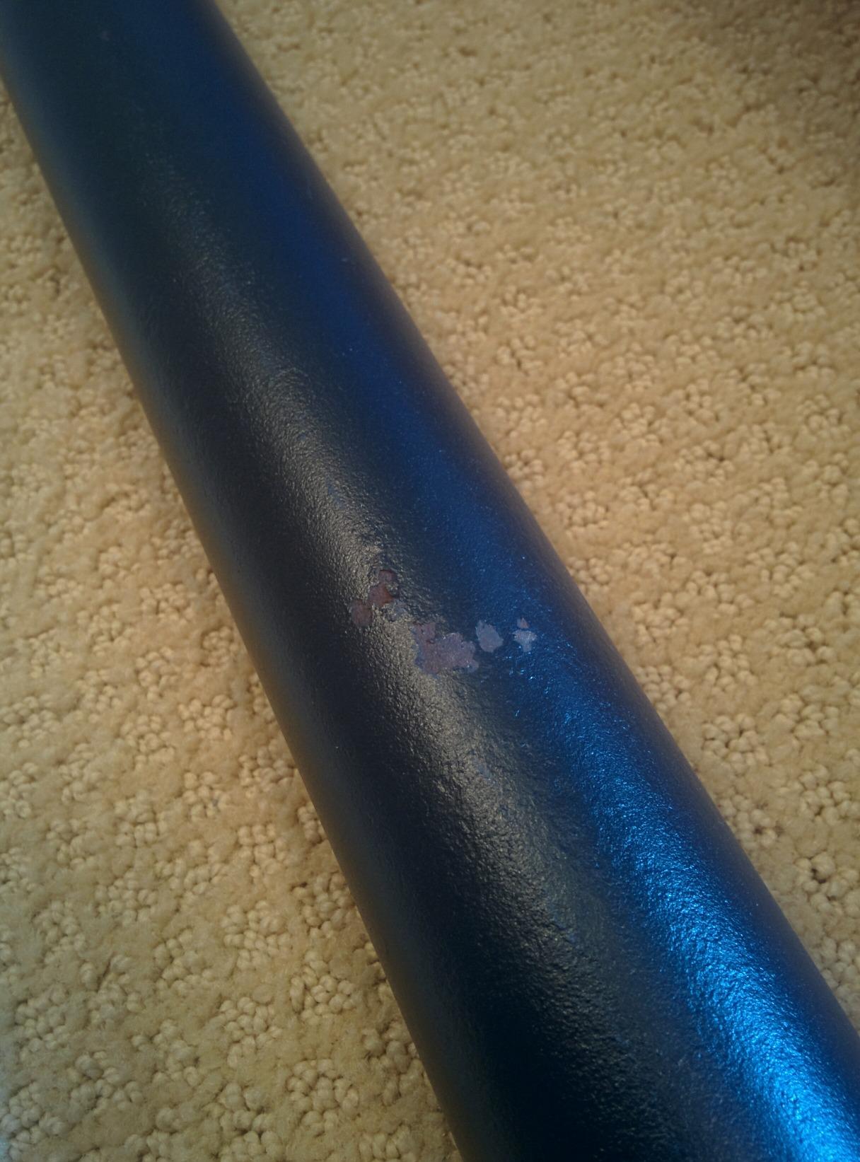 Titan Fitness Axle Barbell, Fat Grip Strength Training, Olympic Bar, Powder-Coated Steel customer photo 2