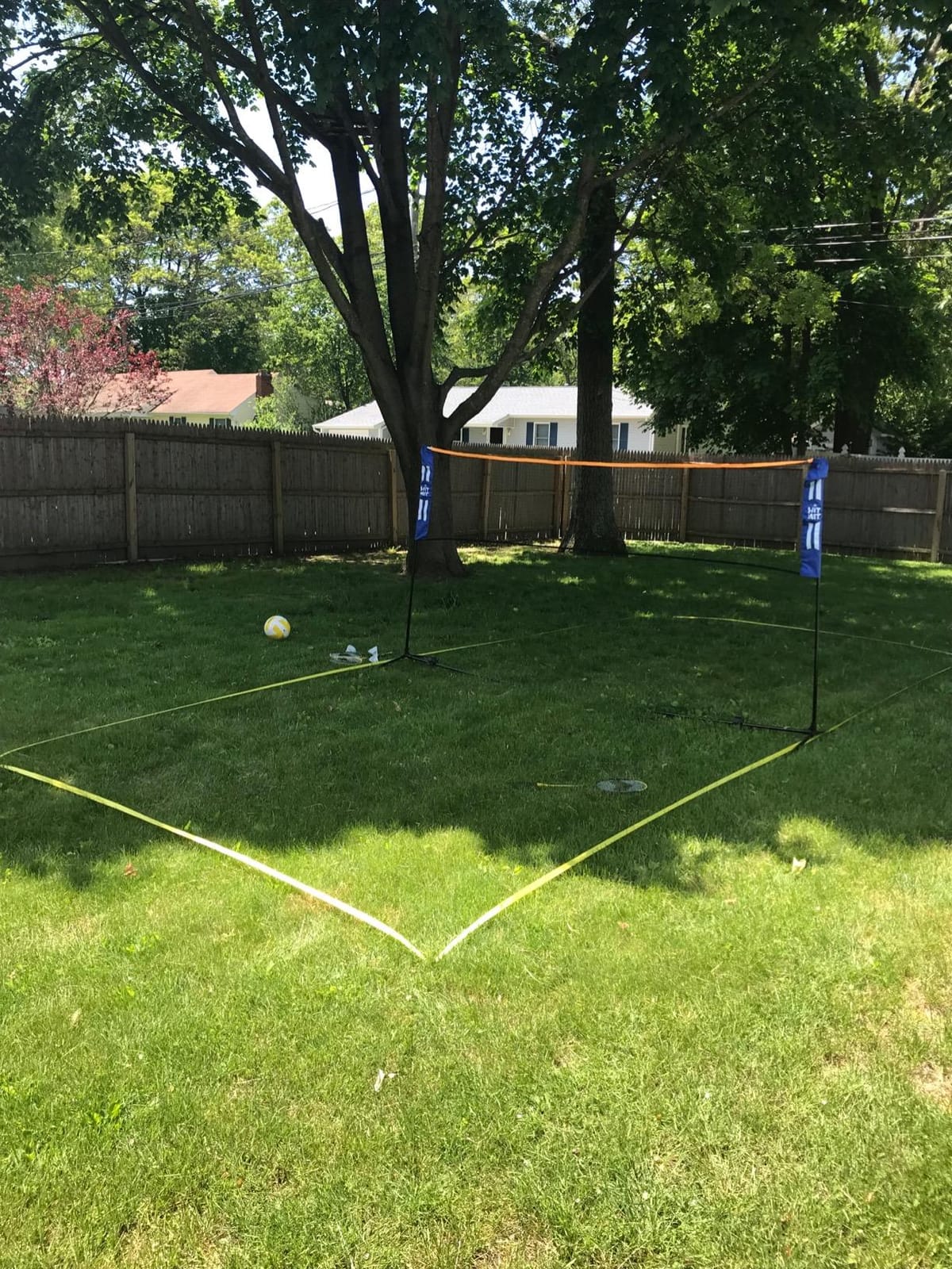 JOOLA HIT MIT Adjustable Height Portable Badminton Net Set - Competition Multi Sport Indoor or Outdoor Net for Playing Pickleball, Kids Volleyball, Soccer Tennis, Lawn Tennis - Easy and Fast Assembly customer photo 1