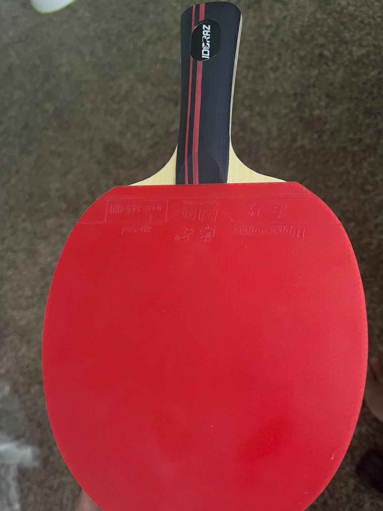 Professional Ping Pong Paddle with ITTF Rubber and Carrying Case | Table Tennis Racket with Speed 99, Spin 93, Control 90, Improves Accuracy and Consistency customer photo 2