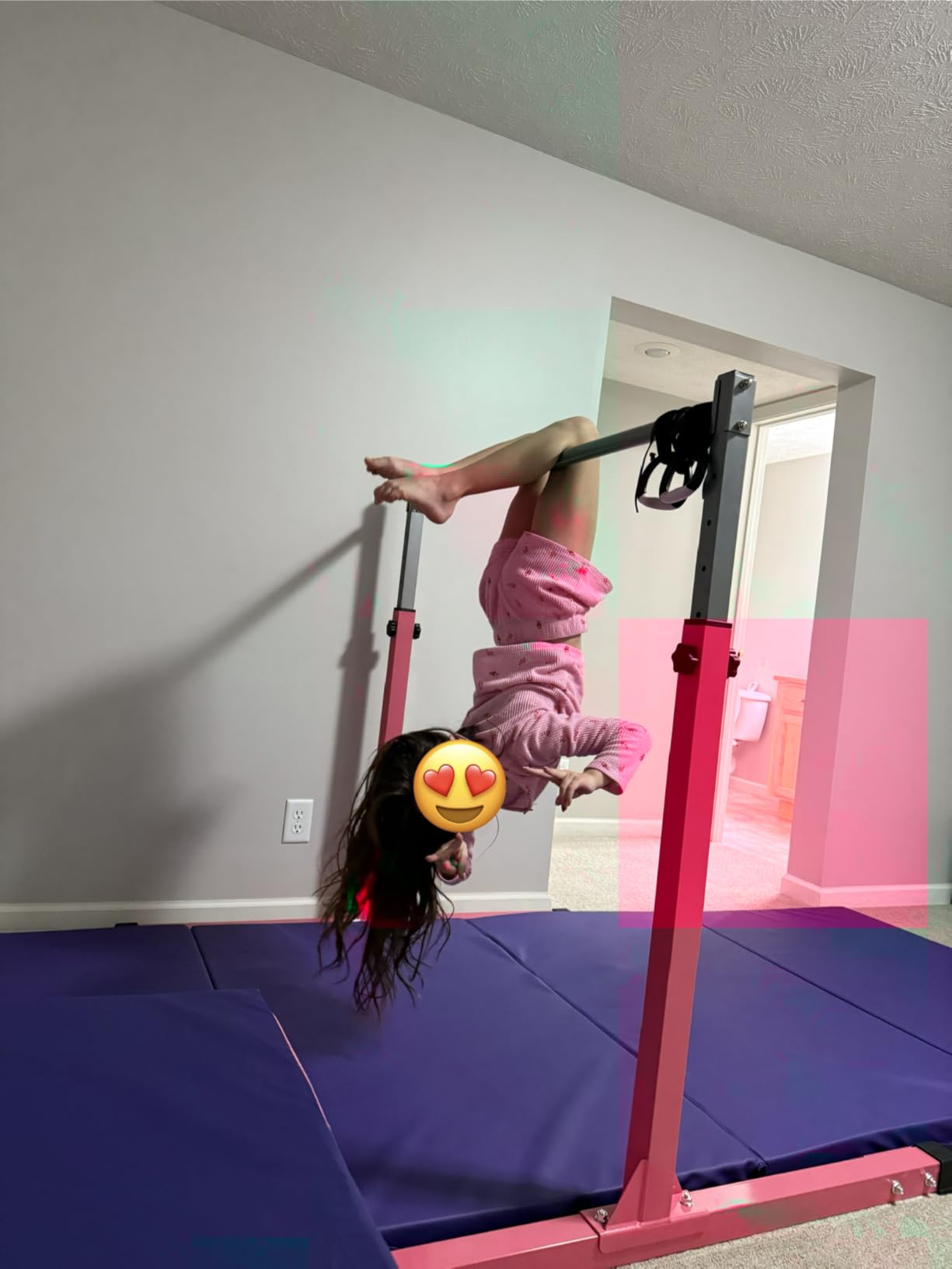 BalanceFrom 10x4 Feet 4-Panel Folding Gymnastics Mat – 2-Inch Thick Pad with Vinyl Surface and Carrying Handles for Tumbling, Yoga, Pilates, Home Workouts, and Martial Arts customer photo 2
