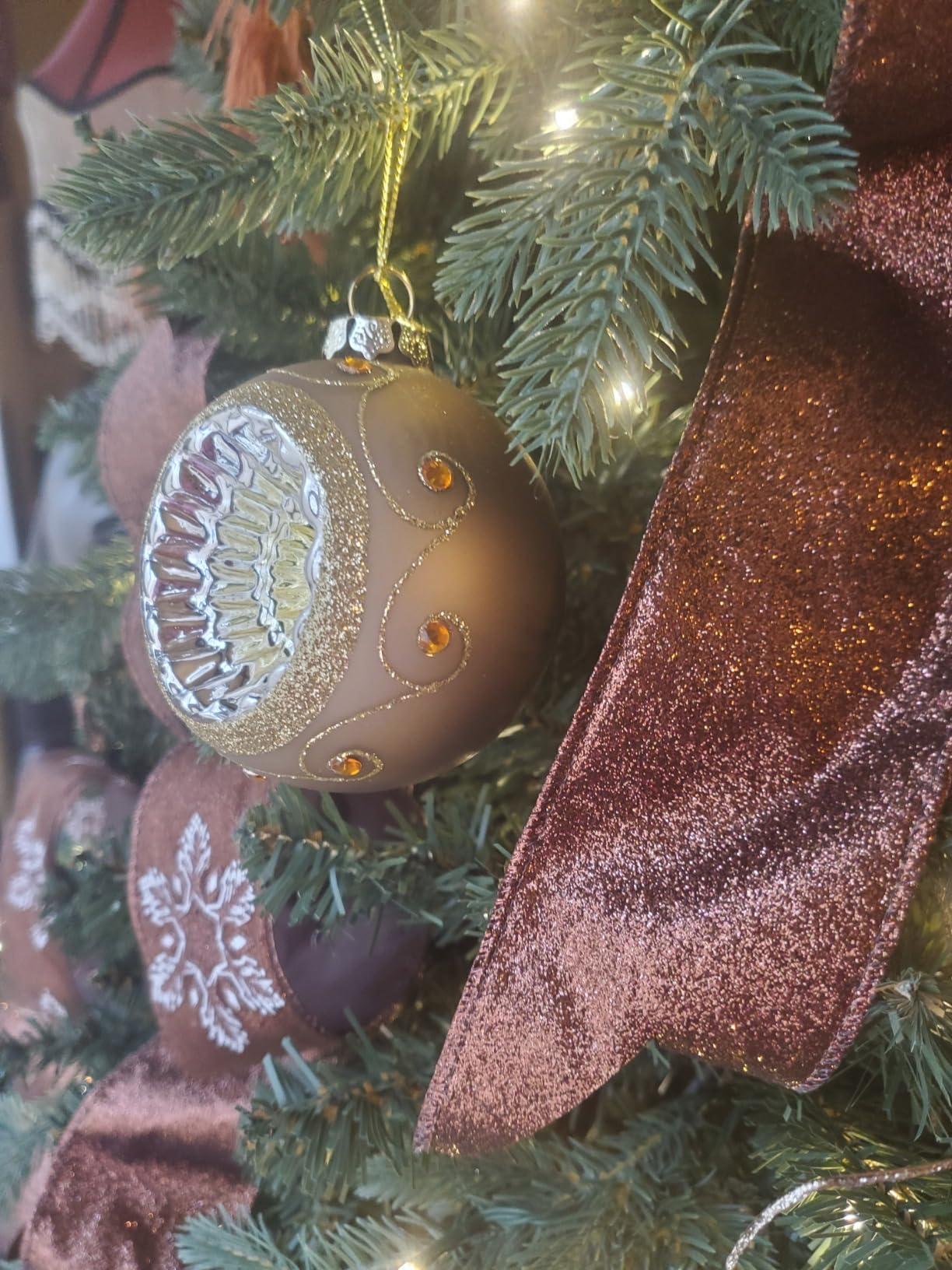 Valery Madelyn 10ct Glass Christmas Ornaments Set Large Tree Decorations customer photo 2