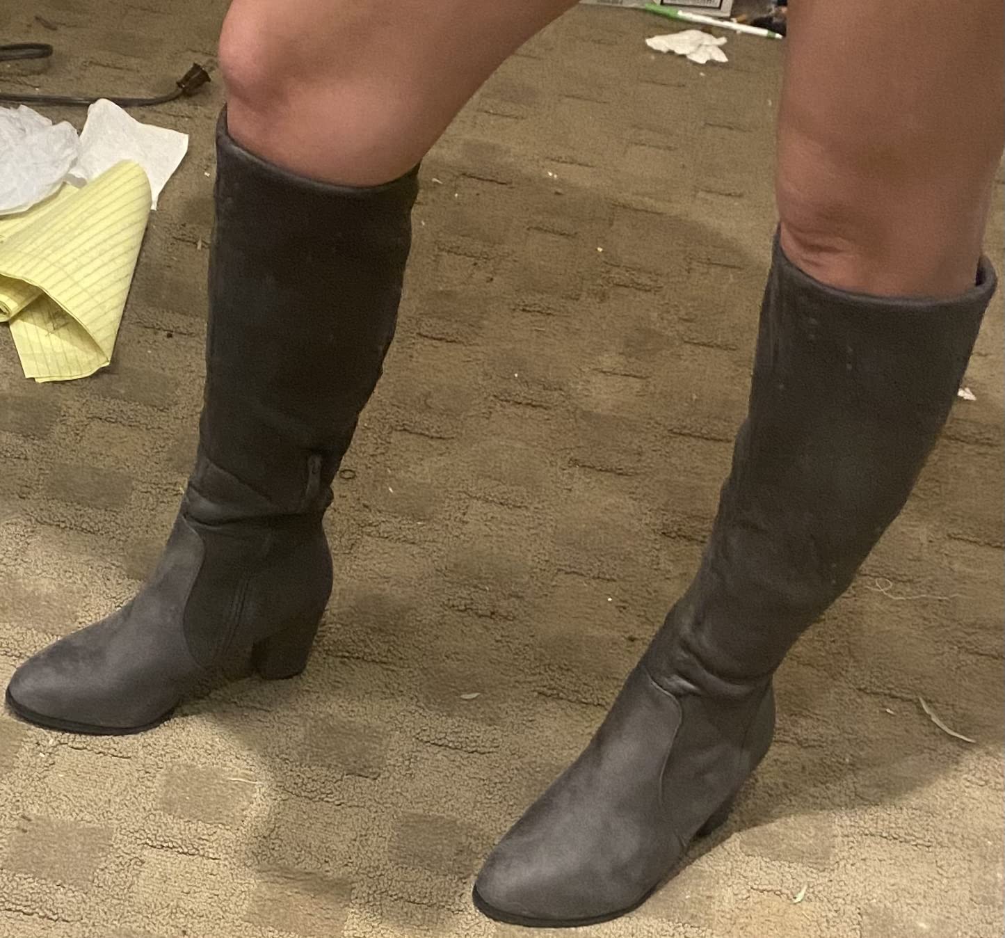 DREAM PAIRS Women's Knee High Winter Fall Tall Riding Boots customer photo 1