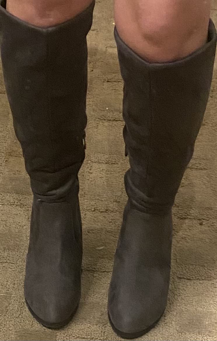 DREAM PAIRS Women's Knee High Winter Fall Tall Riding Boots customer photo 2