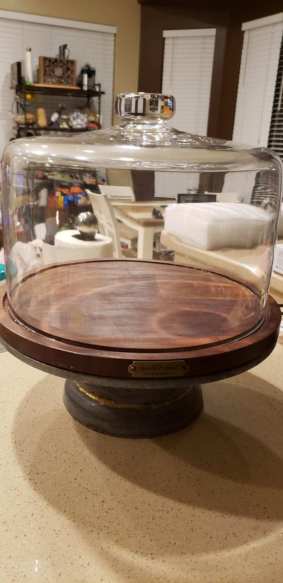 Barski - Handmade Glass Cake Dome - 10.5
