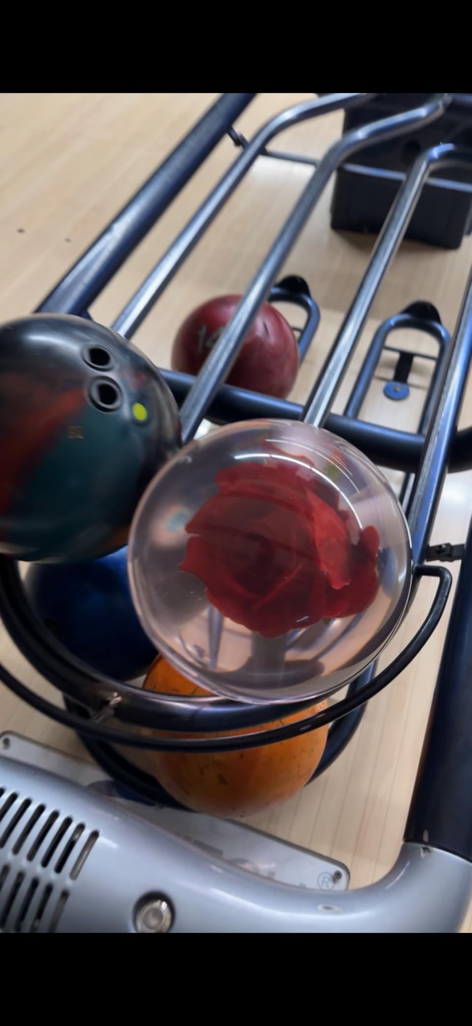 KR Clear Red Rose Bowling Ball- 14lbs customer photo 1