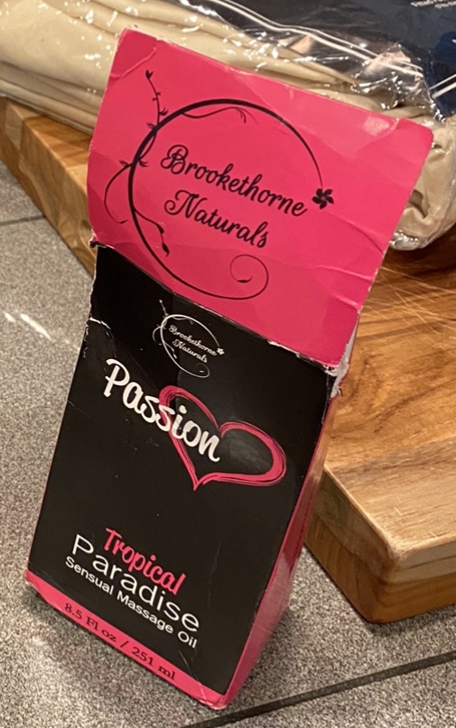 Passion Sensual Massage Oil for Date Night by Brookethorne Naturals | 8oz customer photo 1