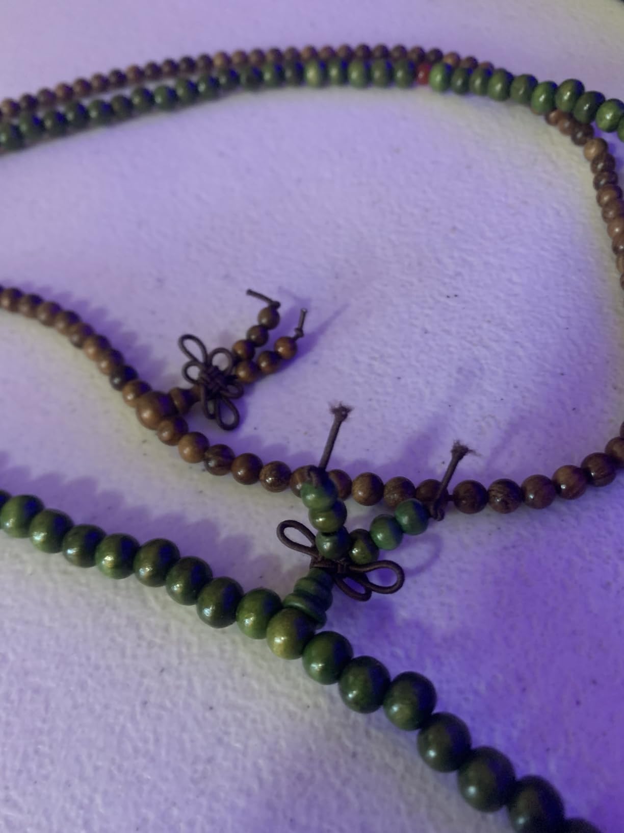 Mala Beads Bracelet 108 8mm Prayer Meditation Sandalwood Elastic - Buddhist Beads Prayer Mala Necklace customer photo 2