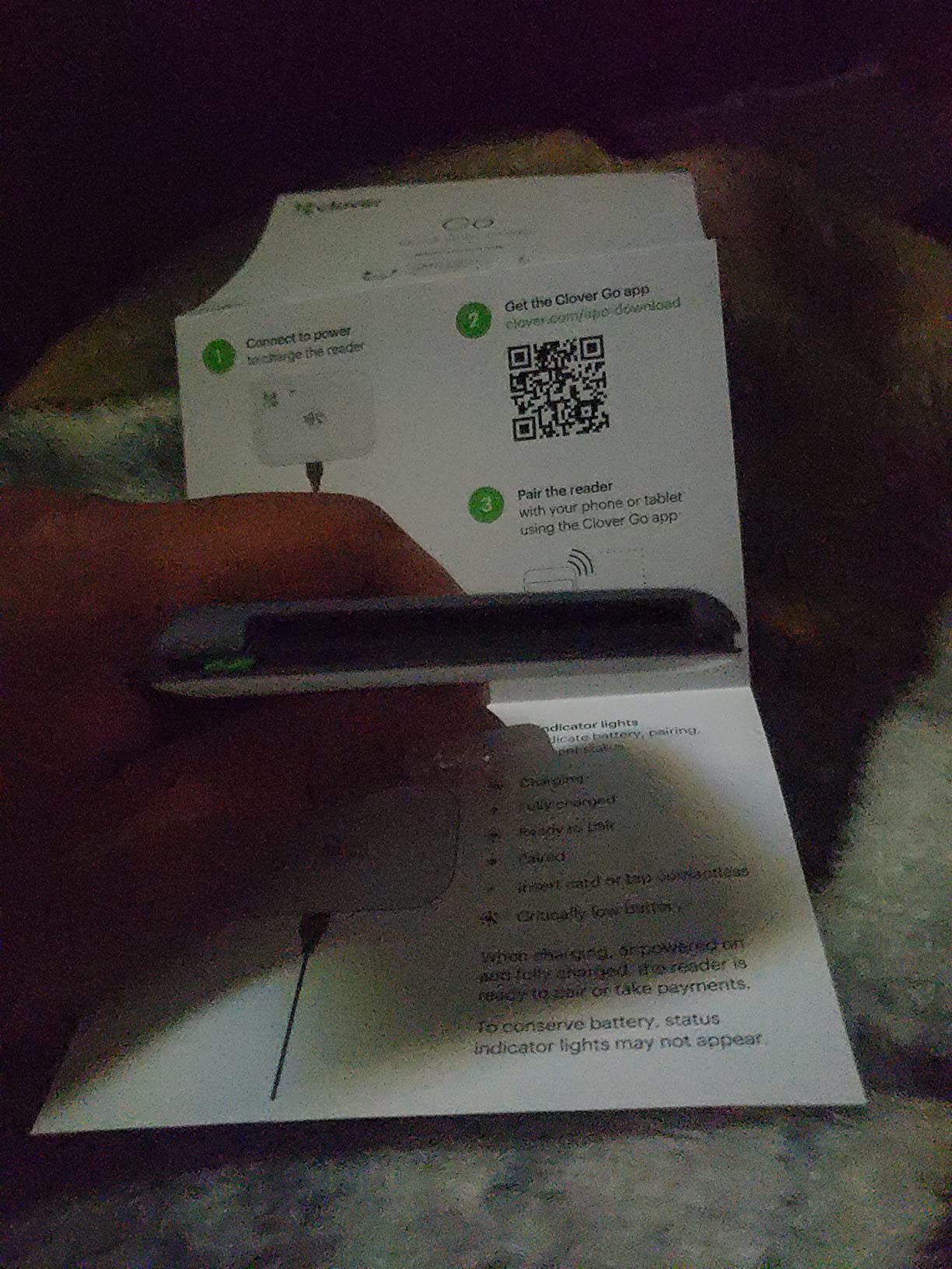 Clover Go Contactless Reader - EMV/Chip Ready - No Merchant Account Required customer photo 2