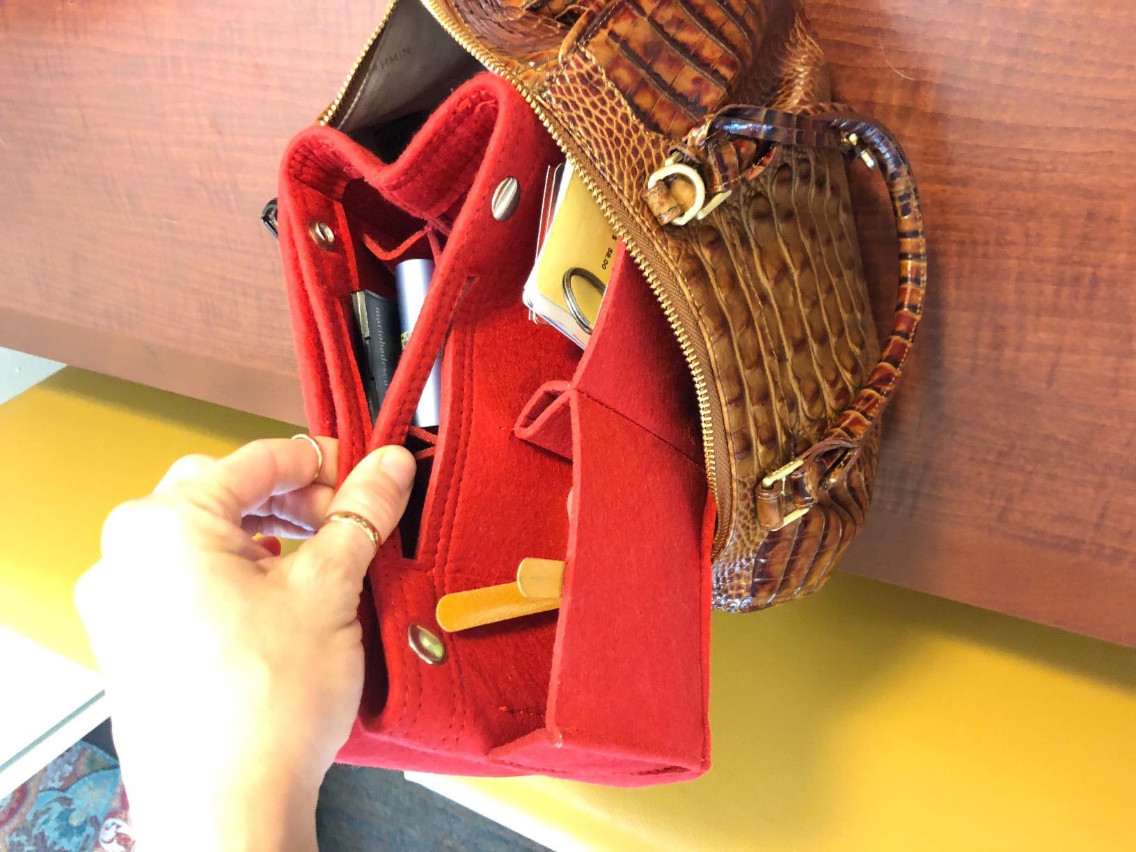 LEXSION Purse Organizer Insert Multi Pocket Bag Organizer Shaper customer photo 1