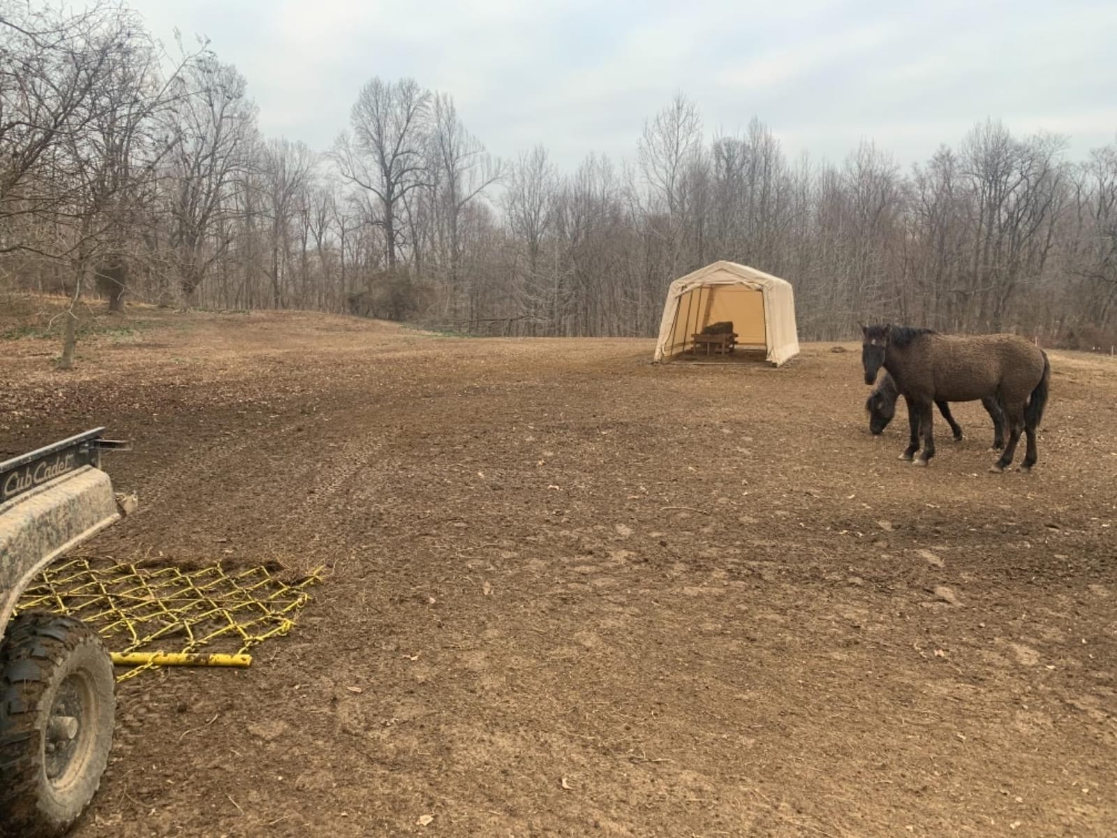 8' x 4' Variable Action Drag Chain Harrow - Overall 7'6