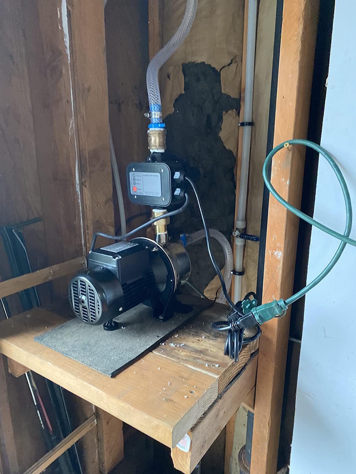 BACOENG Auto ON/OFF Stainless Steel Water Pressure Booster Pump w/Smart Controller for Tankless Water Supply Pressurization customer photo 2