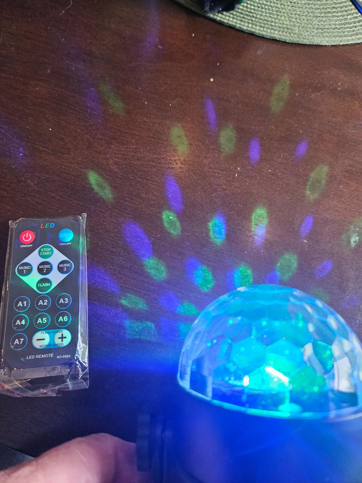Luditek 2-Pack Sound Activated Party Lights with Remote, Disco Ball Strobe | DJ Strobe Light for Home Room Dance Party Supplies White Elephant Gifts Birthday Christmas Halloween Party Decorations customer photo 2