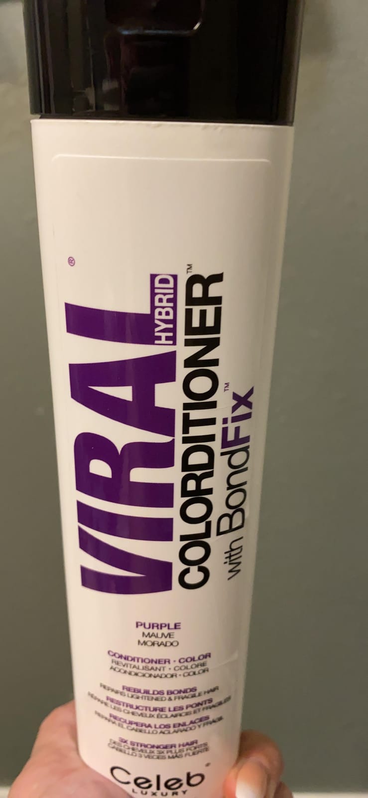 Celeb Luxury Color Depositing Conditioner - Color Refresher with Bondfix Bond Rebuilder, Viral and Gem Lites, Pairs with Colorwash customer photo 1