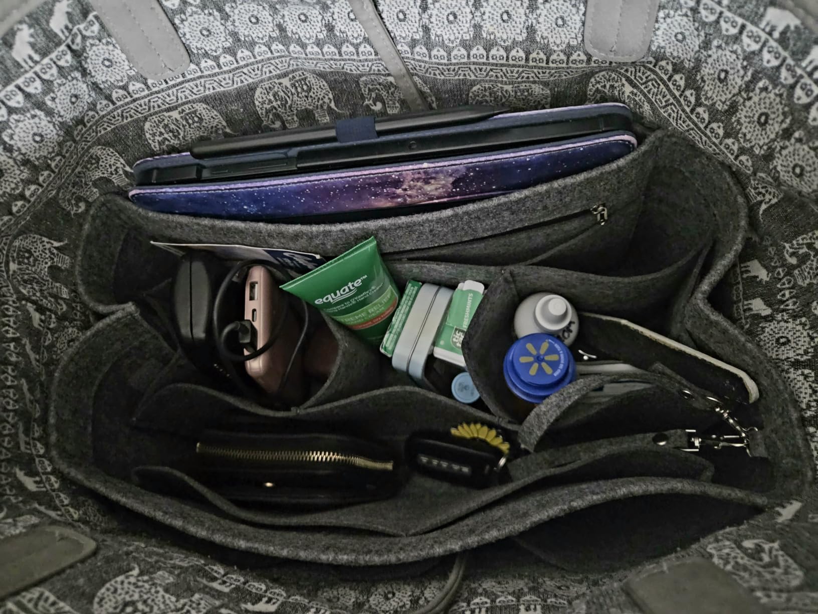 LEXSION Felt Insert Bag Organizer Bag In Bag For Handbag Purse Organizer Fits Speedy Neverful customer photo 1