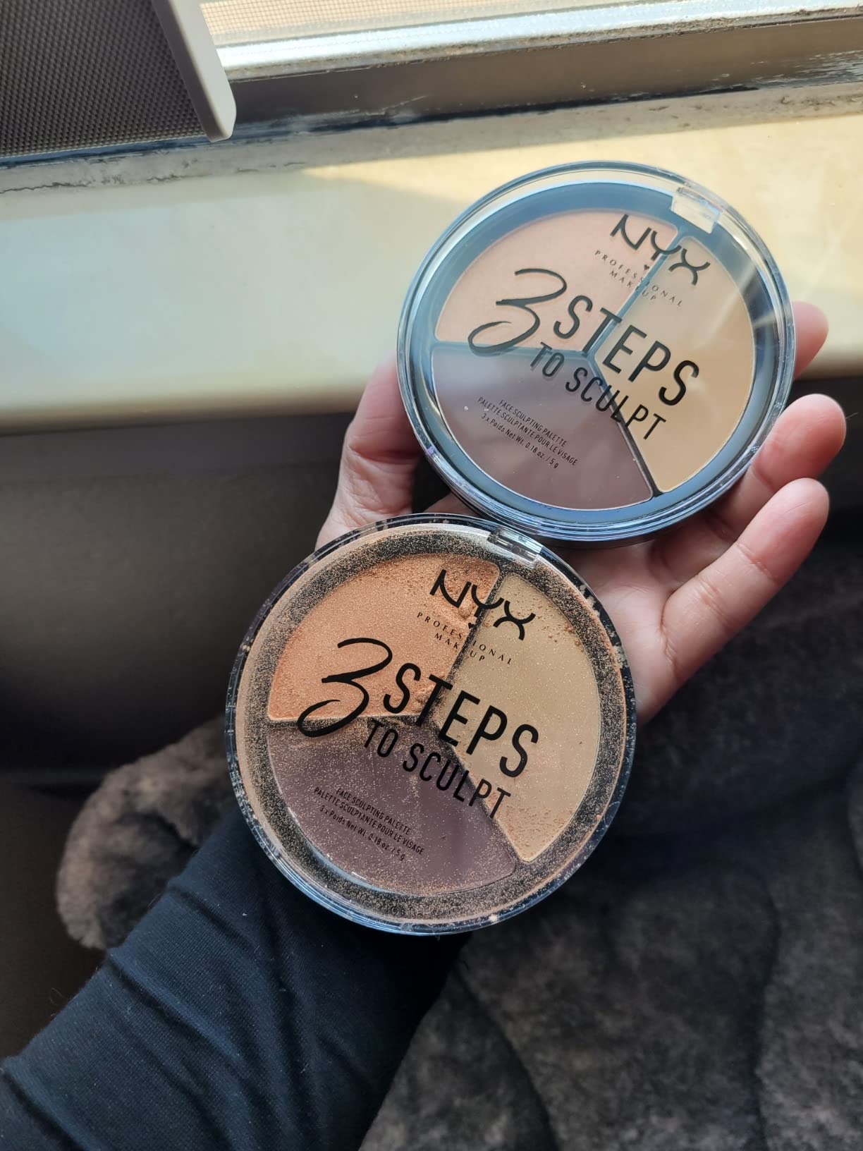 NYX PROFESSIONAL MAKEUP 3 Steps to Sculpt, Face Sculpting Contour Palette - Light customer photo 1
