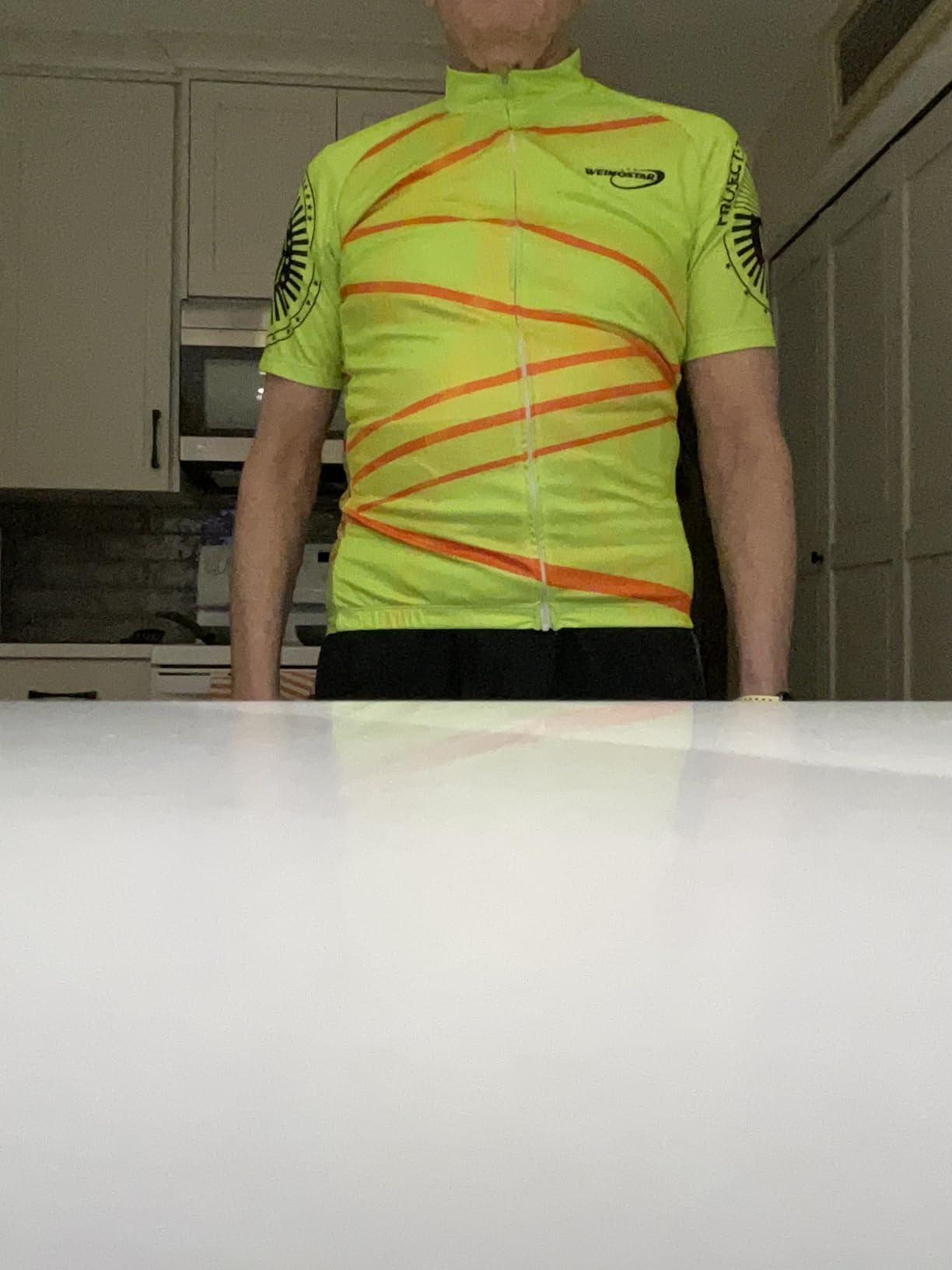 Men's Cycling Jersey Short Sleeve Bike Shirts Clothing Multicolored Diamond customer photo 2