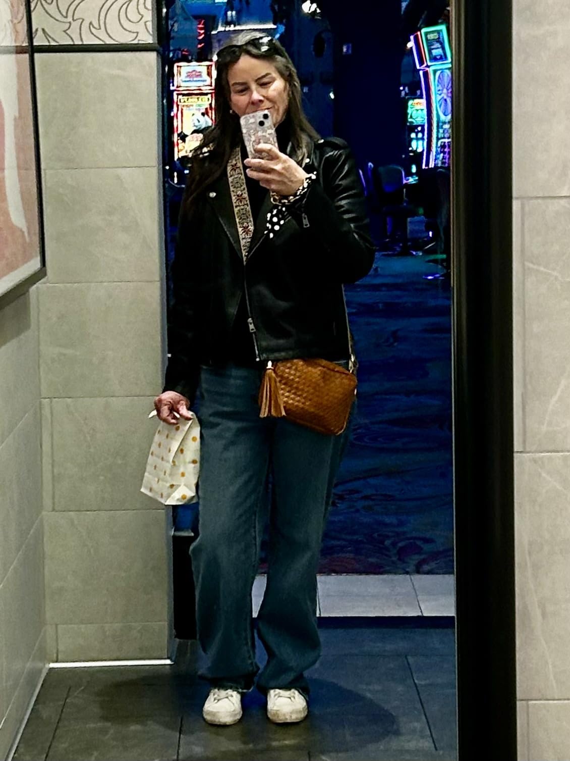 Levi's Women's Classic Faux Leather Moto Jacket Coat customer photo 2