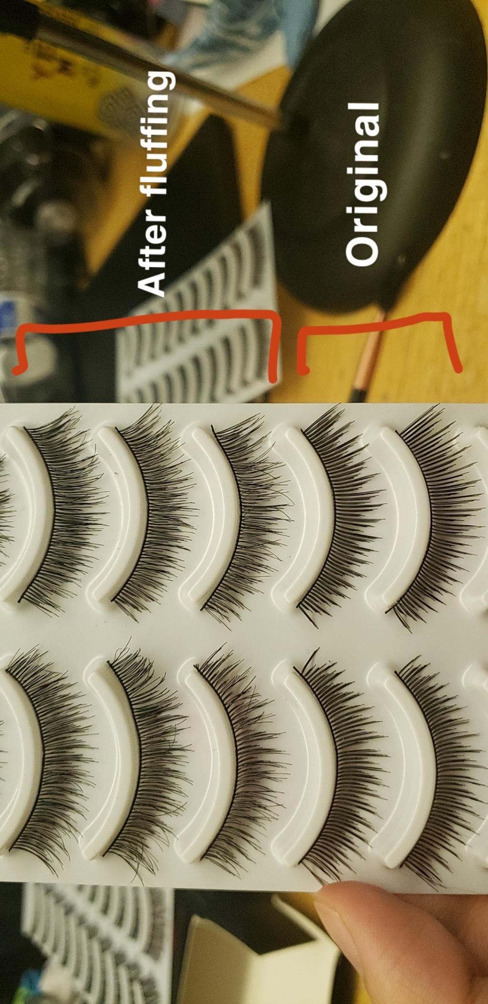 Eliace Eyelashes, 50 Pairs 5 Styles Wispy False Eyelashes Fake Eyelashes customer photo 1