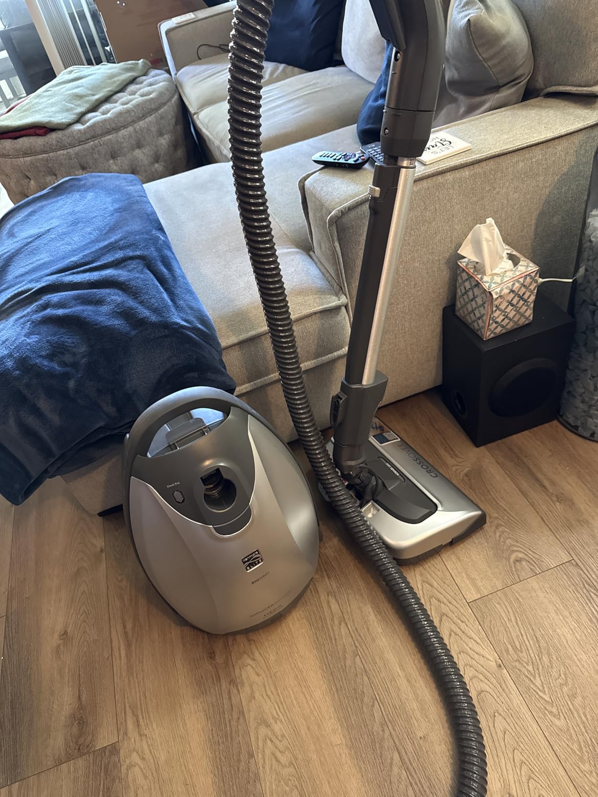 Kenmore 81214 200 Series Pet Friendly Lightweight Bagged Canister Vacuum with HEPA, 2 Motor System, and 3 Cleaning Tools-Orange customer photo 1