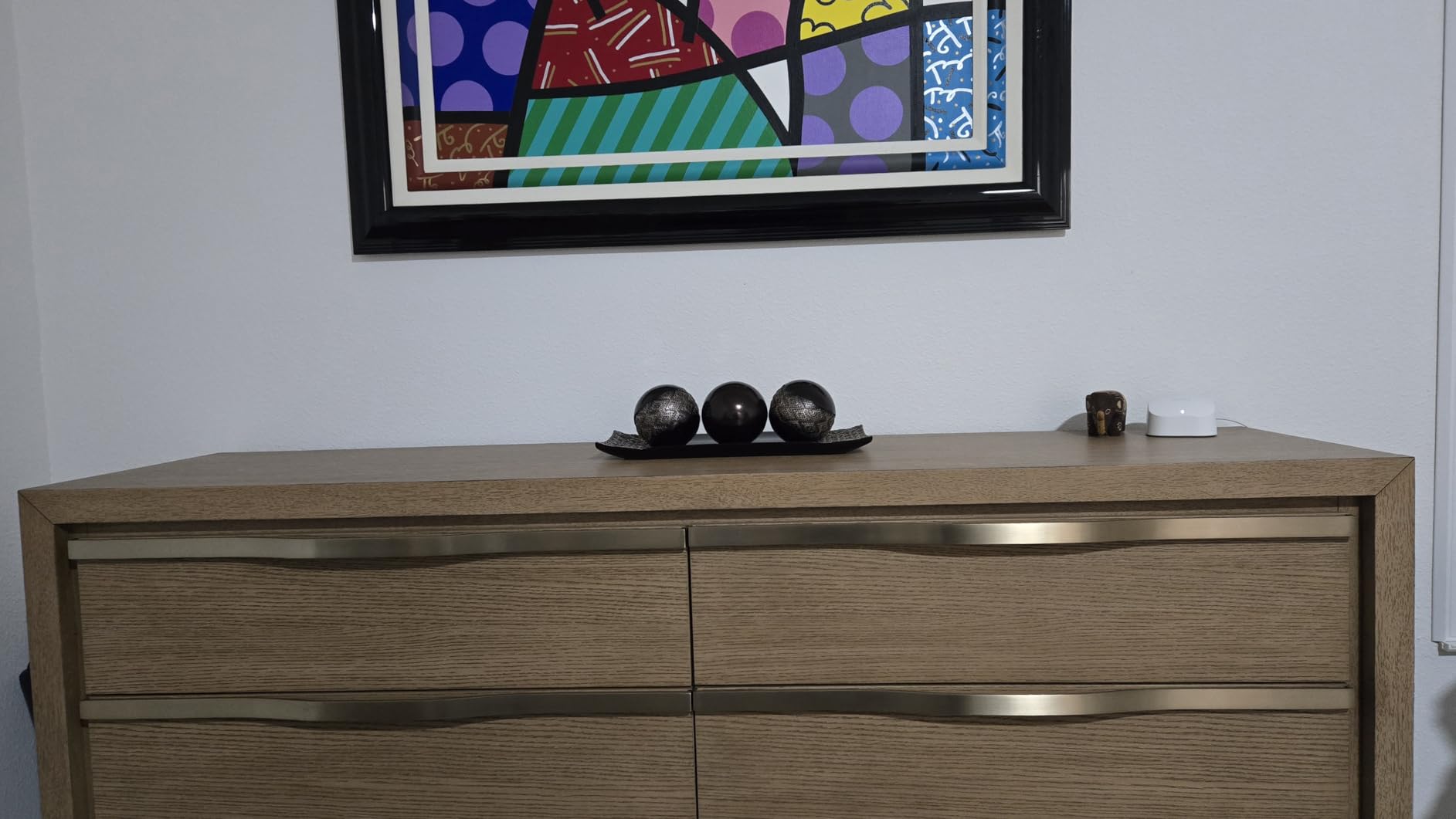 Creative Scents Dublin Brown Tray and Ball Set - Living Room, Entry Table Decor Centerpiece Table Decorations - Decorative Tray for Dining Room, Accent Decor Bowl for House Decoration customer photo 2