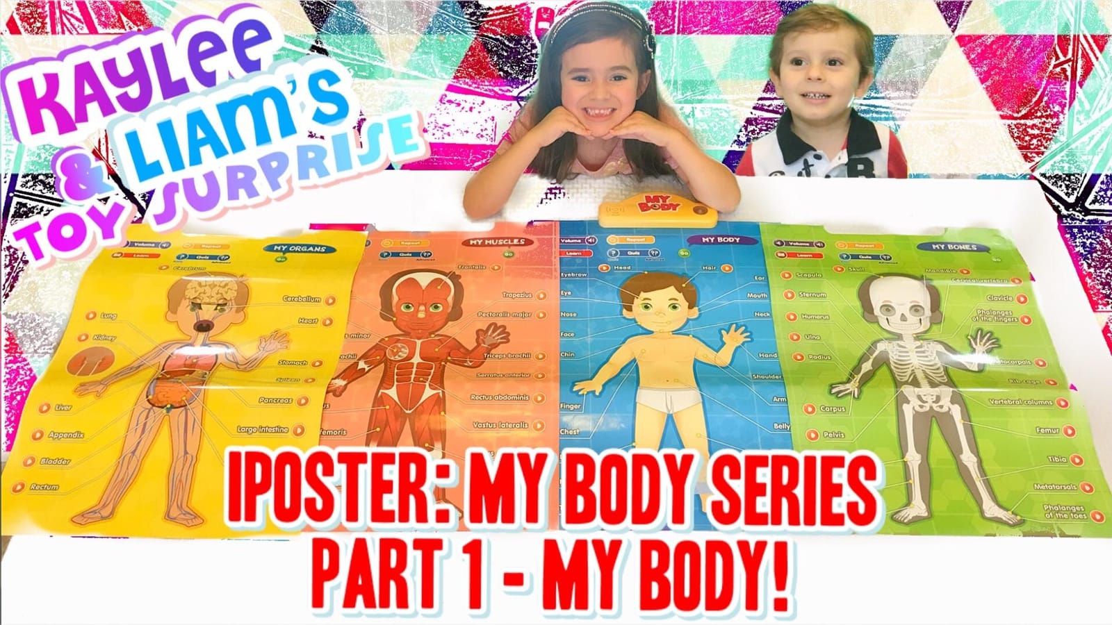 BEST LEARNING i-Poster My Body - Interactive Talking Human Anatomy Toy | 4 Charts in 1 - Body, Organs, Muscles, Skeleton for Kids, Screen-Free Educational Science, Homeschool, Classroom, Ages 5-12 customer photo 1