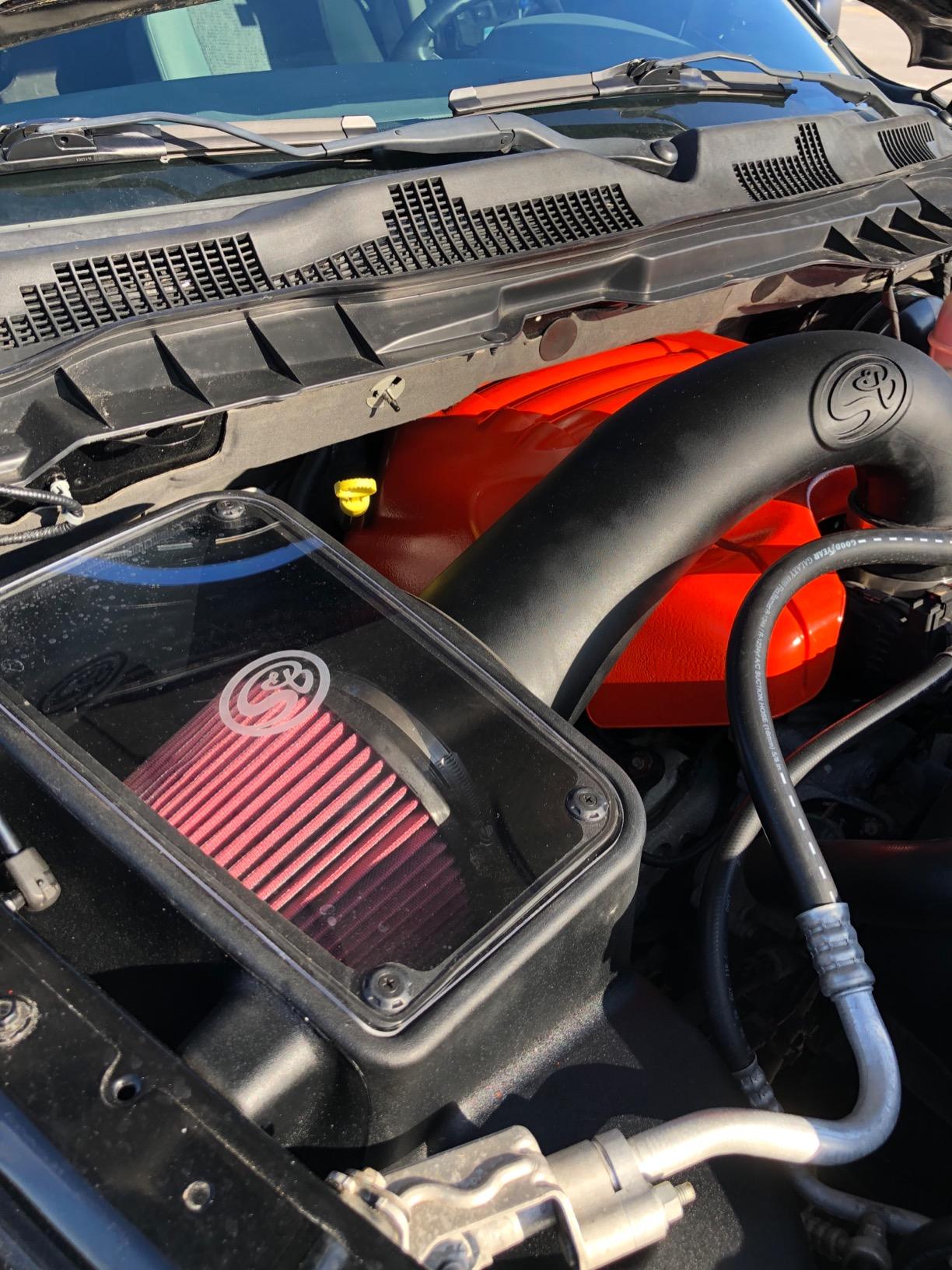 S&B Filters 75-5106 Cold Air Intake For 2009-2019 Dodge Ram 1500/2500 / 3500 Classic Body Style 5.7L Hemi (Oiled Cleanable, 8-ply Cotton Filter) customer photo 2