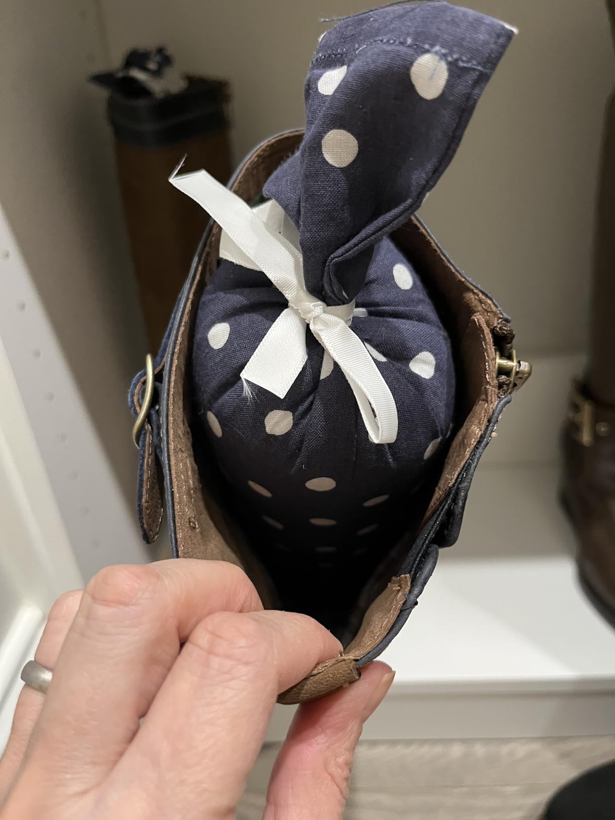 Boot Shaper Stands for Closet Organization - Keeps Them Shaped Properly - Many Patterns to Choose from - 1 Pair (Black) customer photo 1
