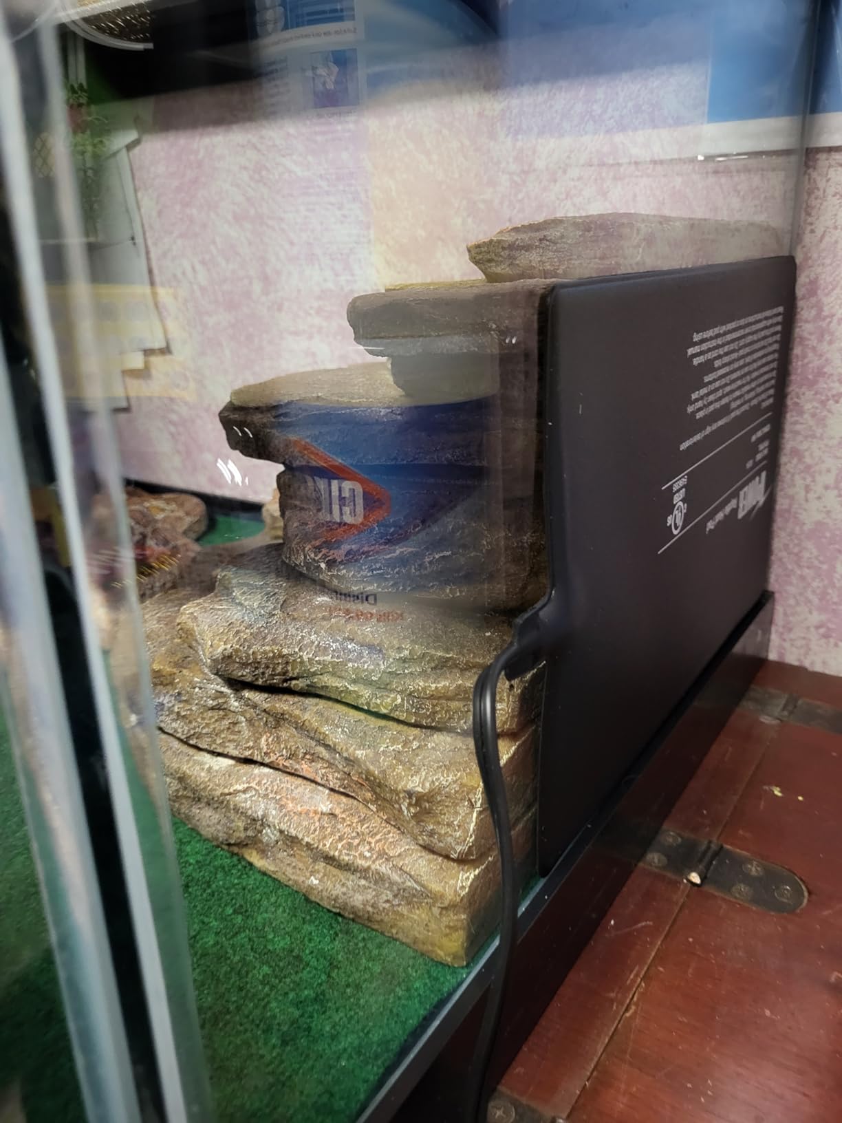 iPower 8X12 Inch Reptile Heat Pad Under Tank Heater Terrarium Warmer Heating Mat for Turtles Lizards Frogs and Other Small Animals customer photo 2