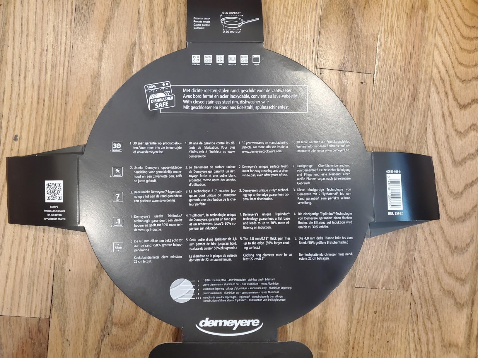 Demeyere 1523 Atlantis Proline 9.4-inch Stainless Steel Fry Pan customer photo 2