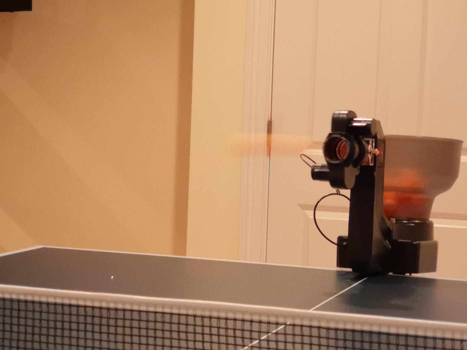 Ping Pong Robot Machine with 36 Different Spin Balls Table Tennis Robots Automatic Ball Machine for Training customer photo 1
