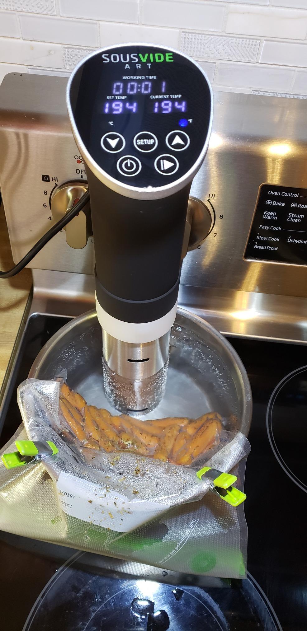 Sous Vide Cooker 1000W | Digital Sous Vide Machine with 15 Vacuum Seal Bags customer photo 1