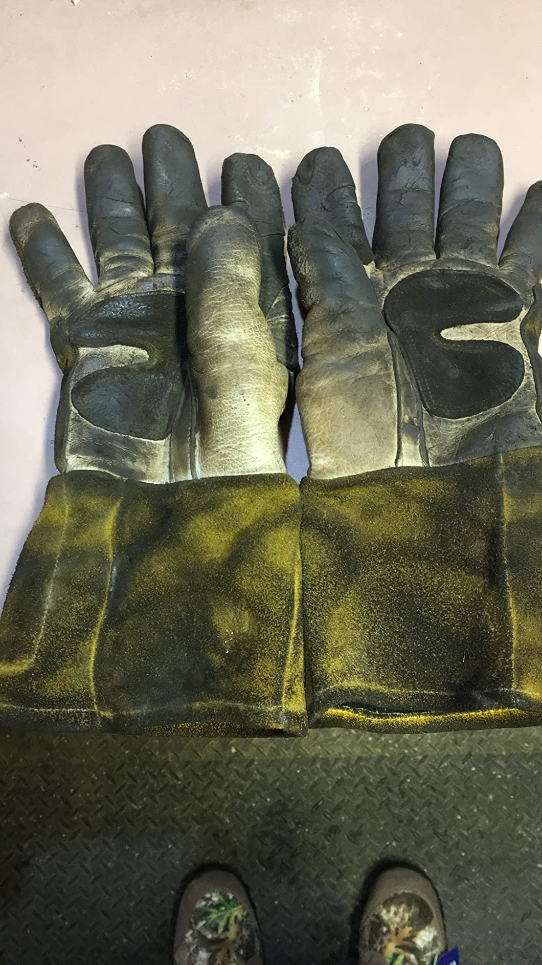 Black Stallion Unisex Adult Top Grain Leather Cowhide Mig Welding Gloves customer photo 2