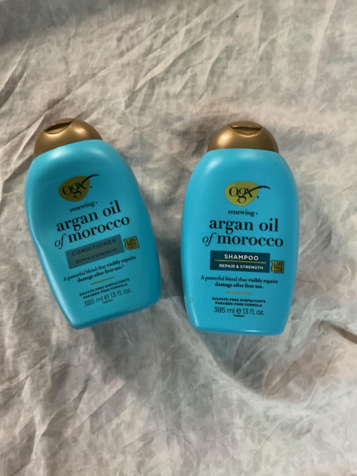 OGX Renewing + Argan Oil of Morocco Shampoo & Conditioner, 2 x 13 fl. oz customer photo 1