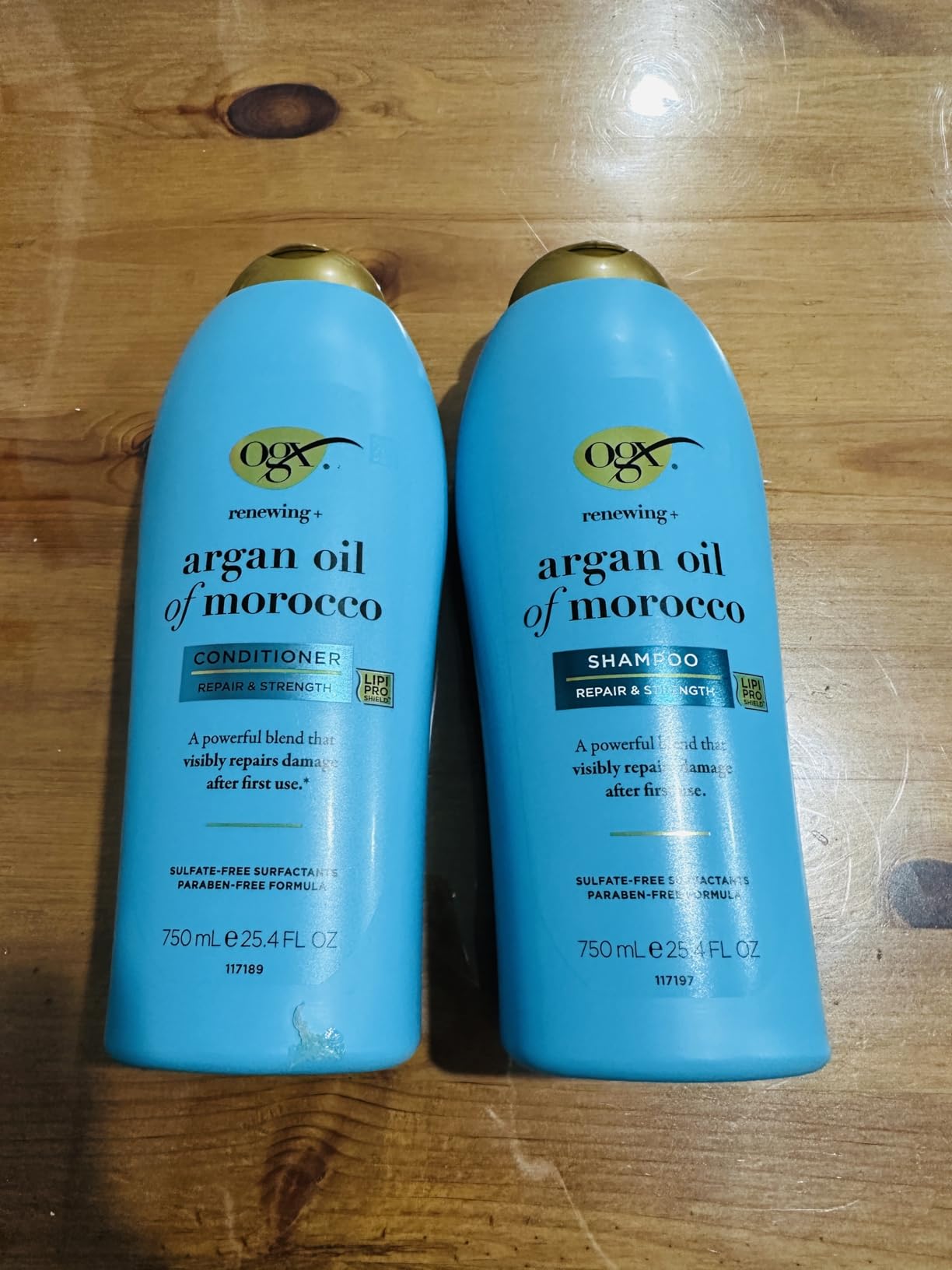 OGX Renewing + Argan Oil of Morocco Shampoo & Conditioner, 2 x 13 fl. oz customer photo 2