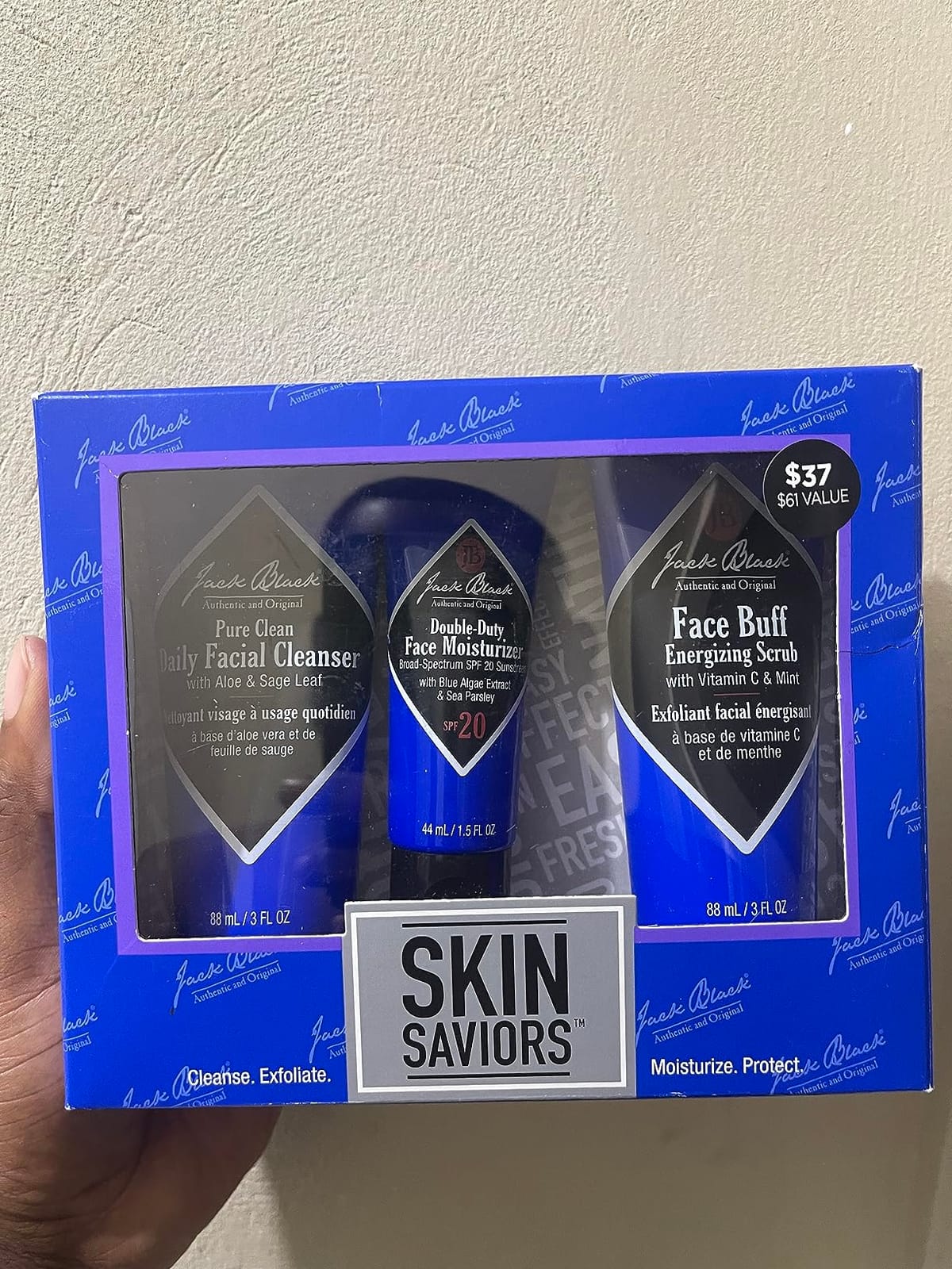 Jack Black Men's Skincare Kit, Men's Gift Set, Travel-Ready customer photo 1