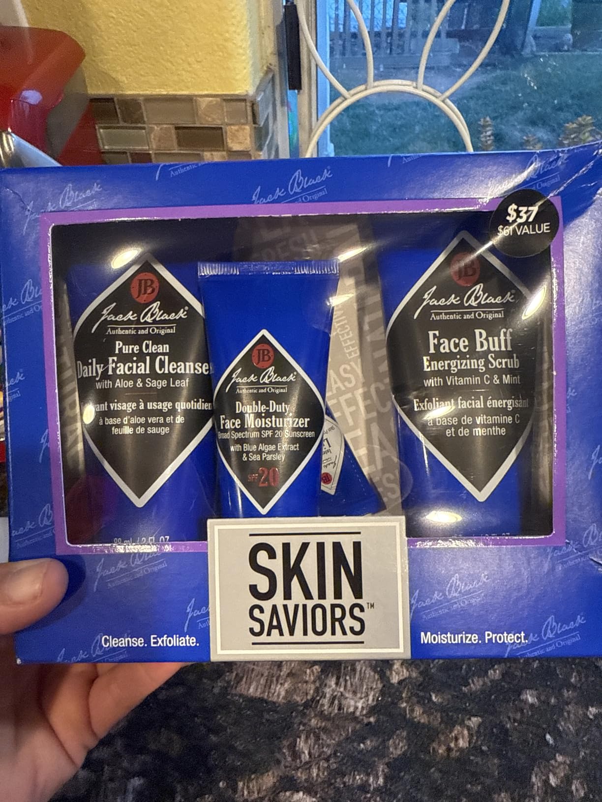 Jack Black Men's Skincare Kit, Men's Gift Set, Travel-Ready customer photo 2