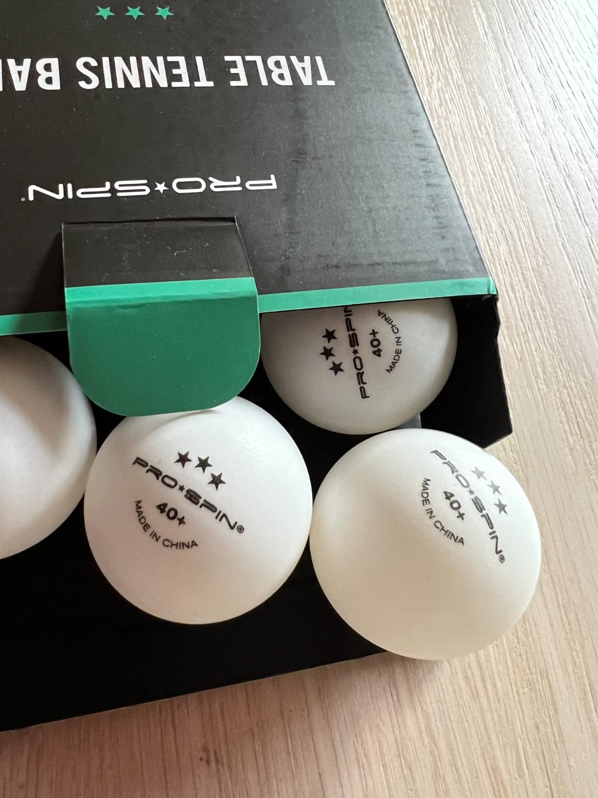 PRO-SPIN High-Performance Ping Pong Balls (12/24/60 Pack Sizes) | White 40+ Table Tennis Balls | Premium ABS Plastic | Professional Quality | Official Size & Weight | Indoor & Outdoor Games customer photo 2