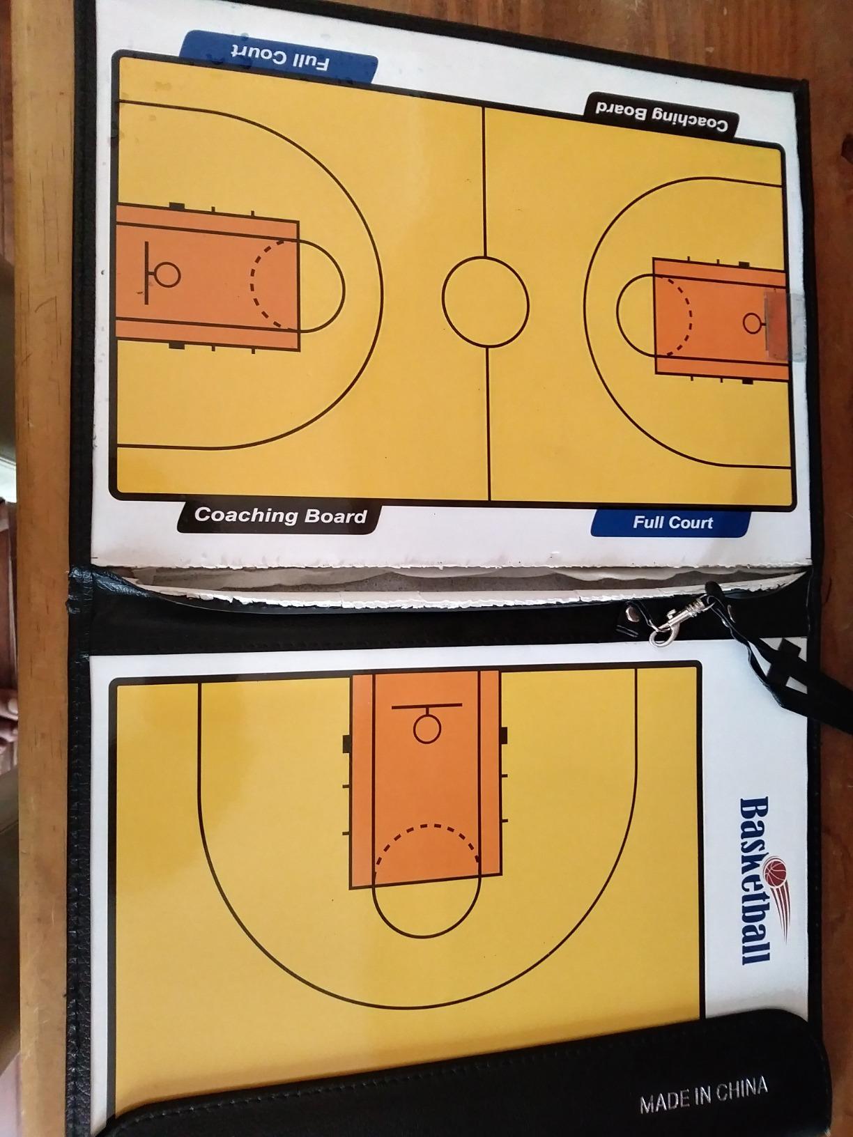 Foldable Basketball Coaching Board, Magnetic Basketball Tactics Clipboard customer photo 1