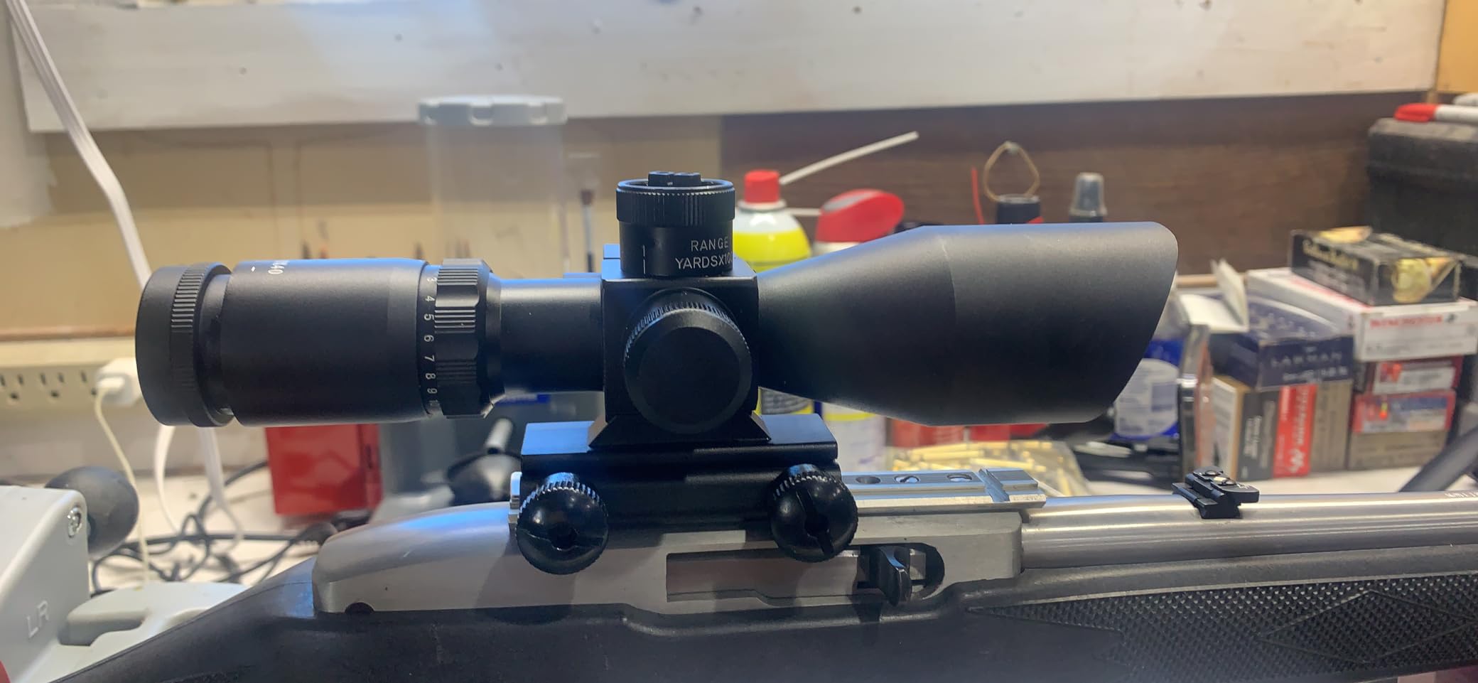 MidTen 2.5-10x40 Red Green Illuminated Mil-dot Scope with Red/Green Laser Combo - Green Lens Color & Mounts customer photo 2